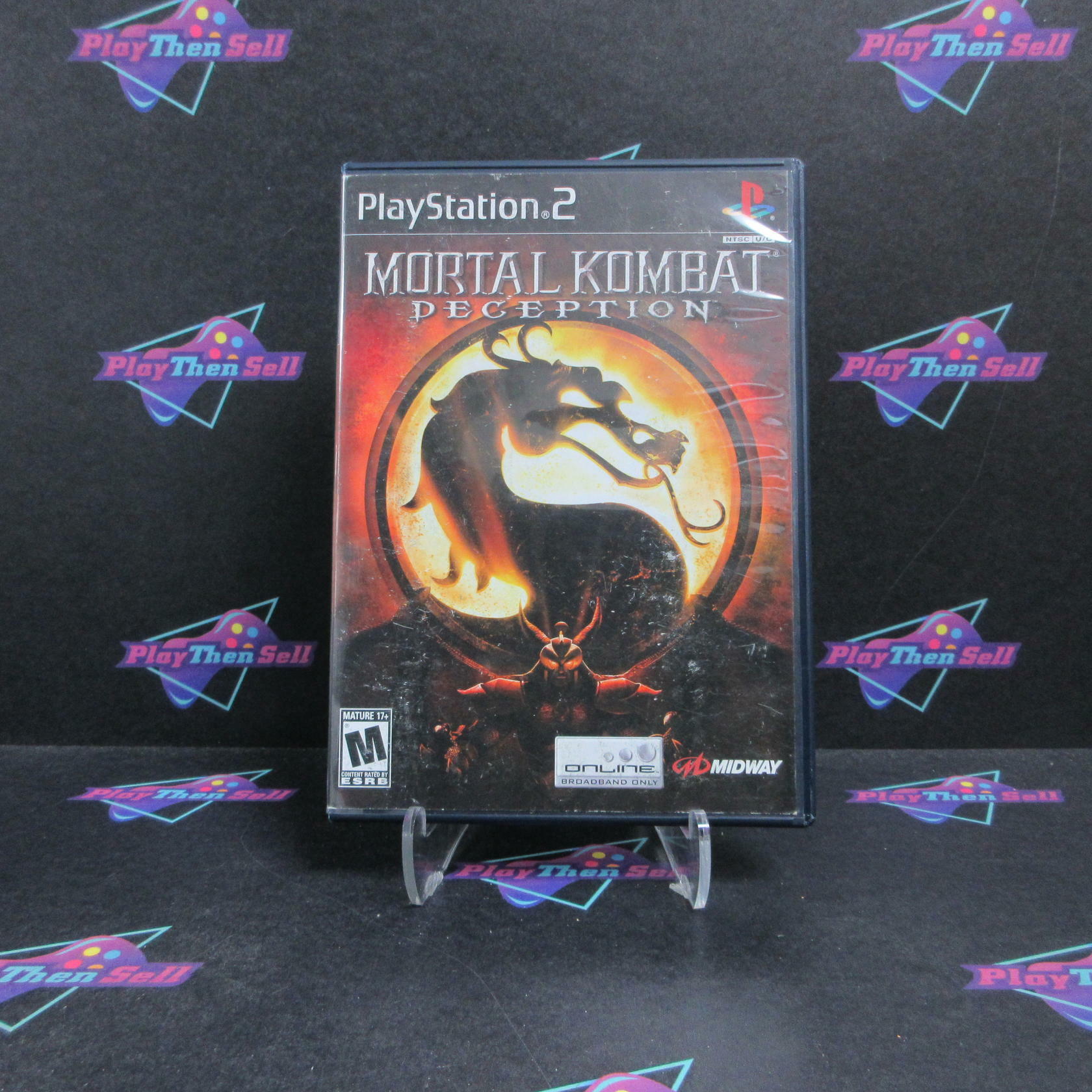 Mortal Kombat Deception PS2 PlayStation 2 + Reg Card Complete - Very Good
