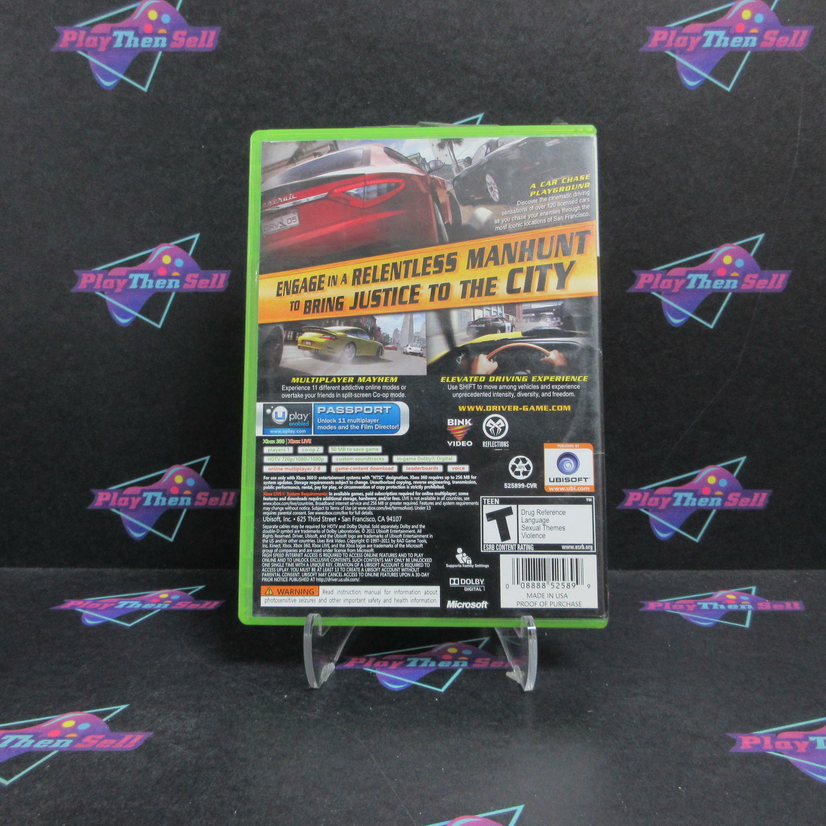 Driver San Francisco Xbox 360 Complete - Very Good