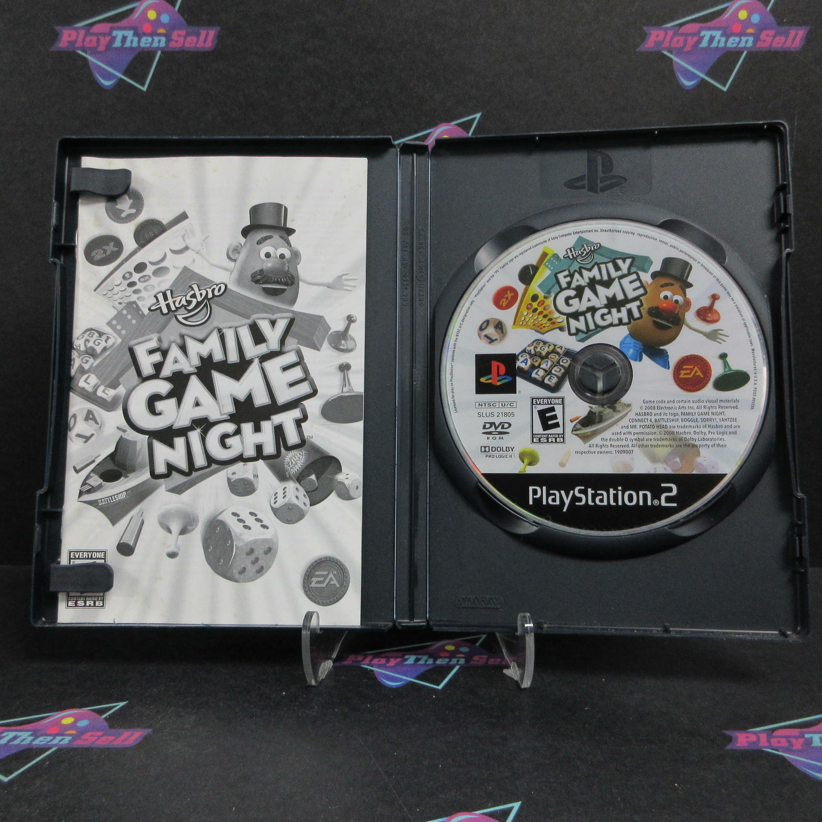 Hasbro Family Game Night PS2 PlayStation 2 Complete - Very Good