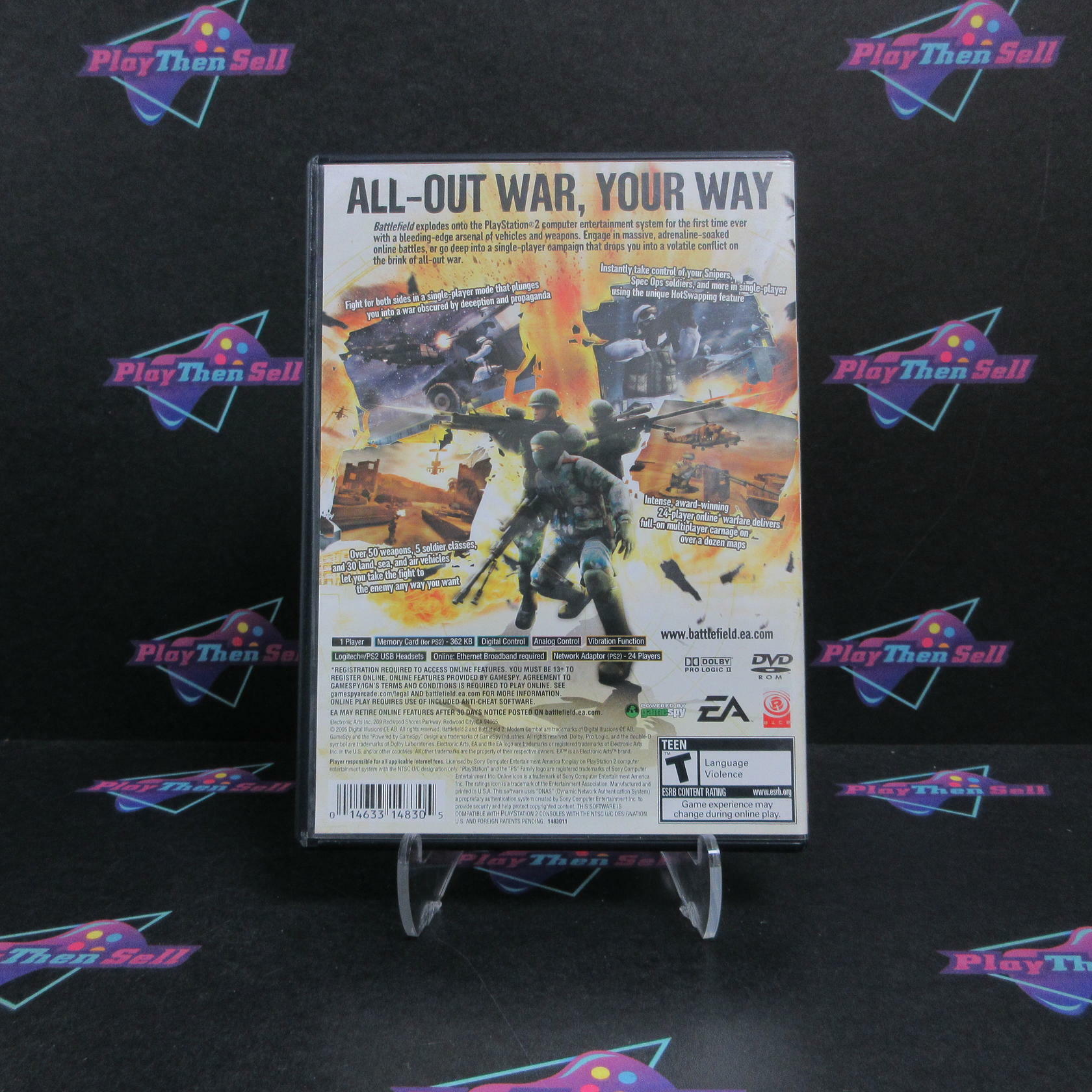 Battlefield 2 Modern Combat PS2 PlayStation 2 Complete - Very Good