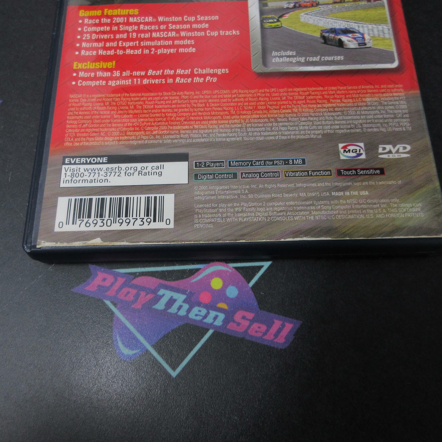 Nascar Heat 2002 PS2 PlayStation 2 Complete - Very Good