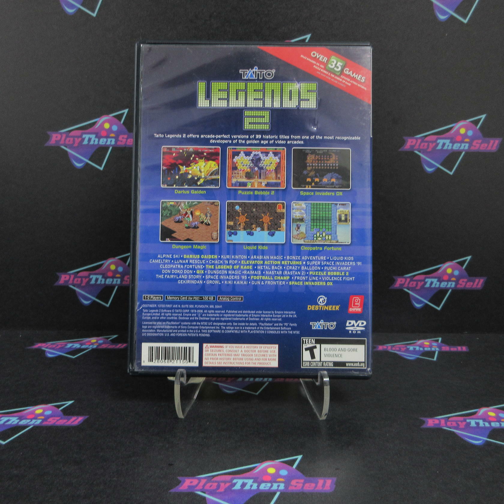 Taito Legends 2 PS2 PlayStation 2 - Very Good