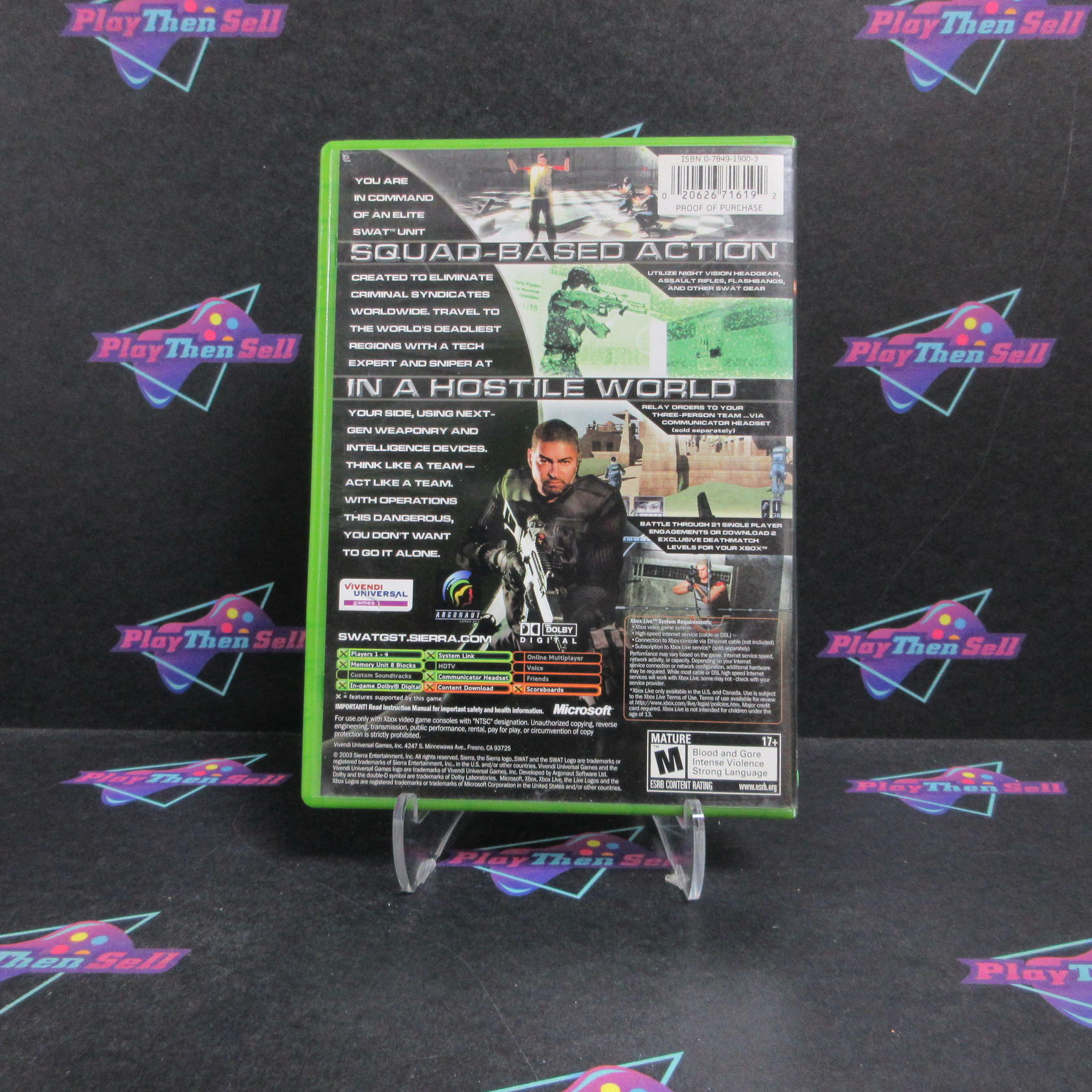 SWAT Global Strike Team Xbox - Very Good