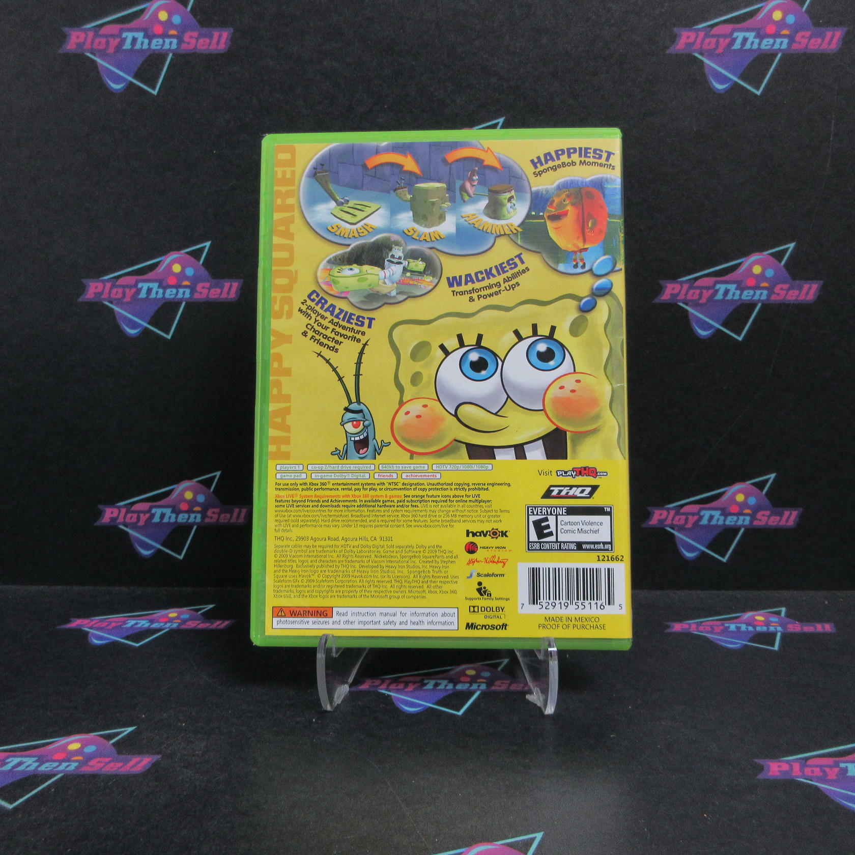 SpongeBob's Truth or Square Xbox 360 Complete - Excellent