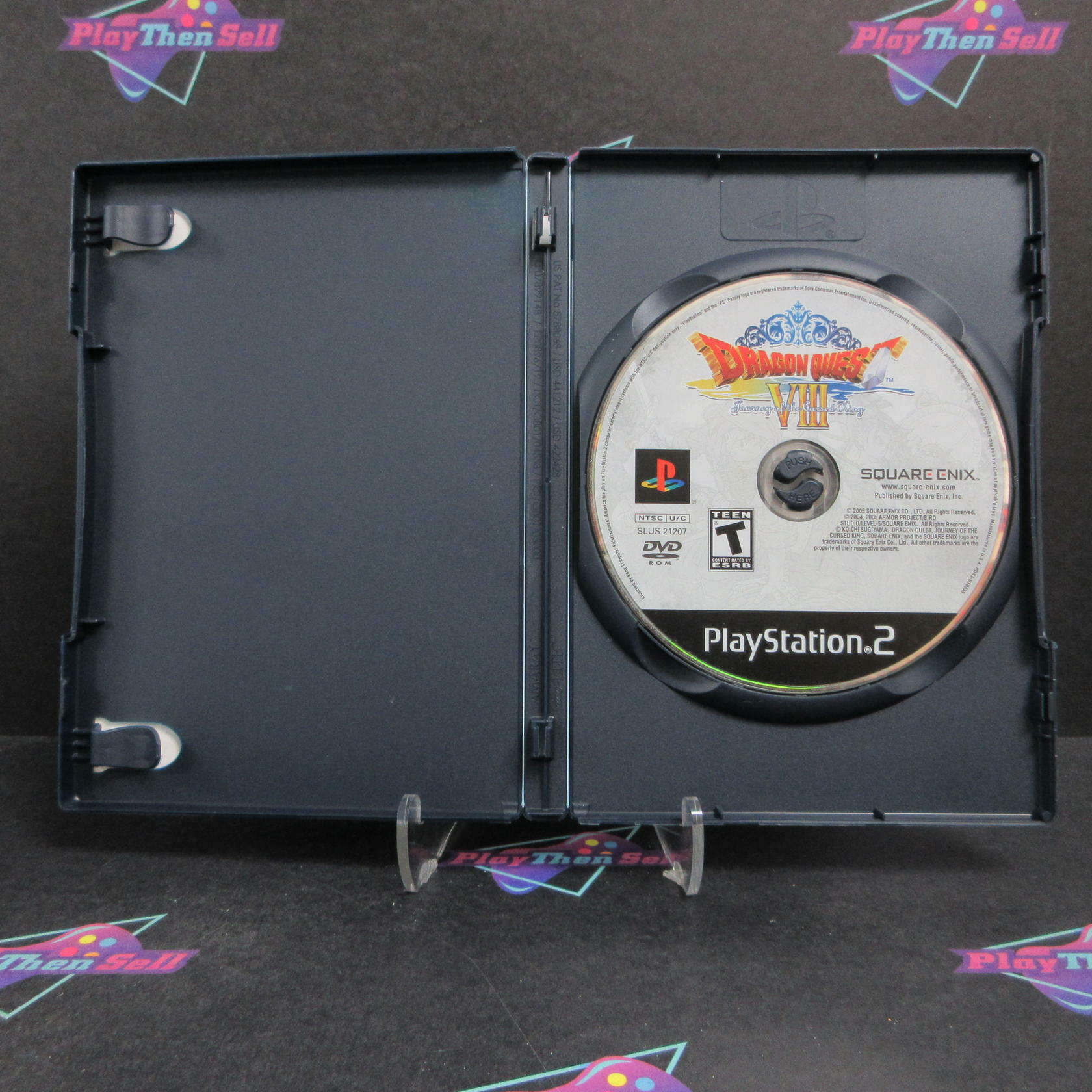 Dragon Quest VIII Journey of the Cursed King PS2 PlayStation 2 +Demo - Very Good