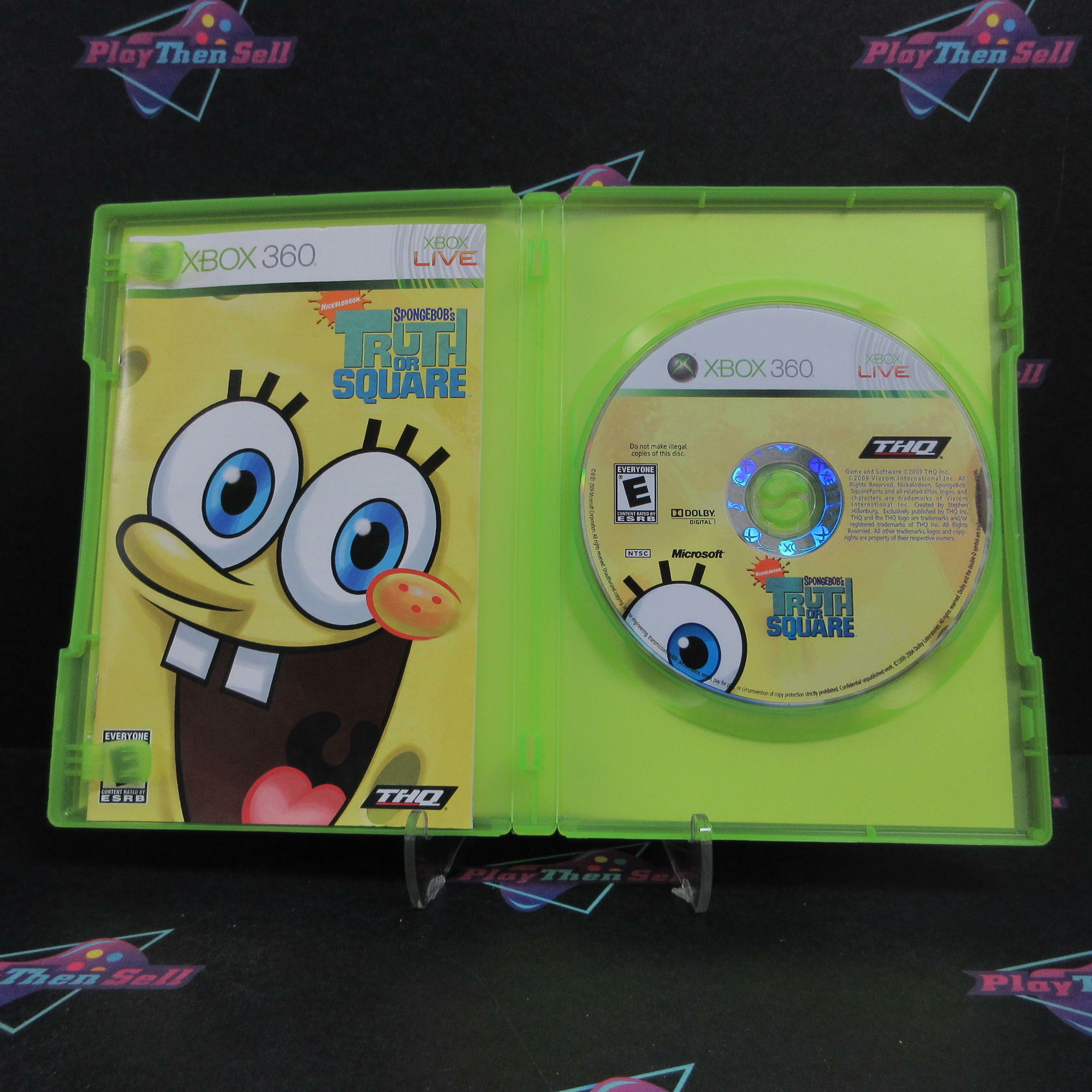 SpongeBob's Truth or Square Xbox 360 Complete - Excellent