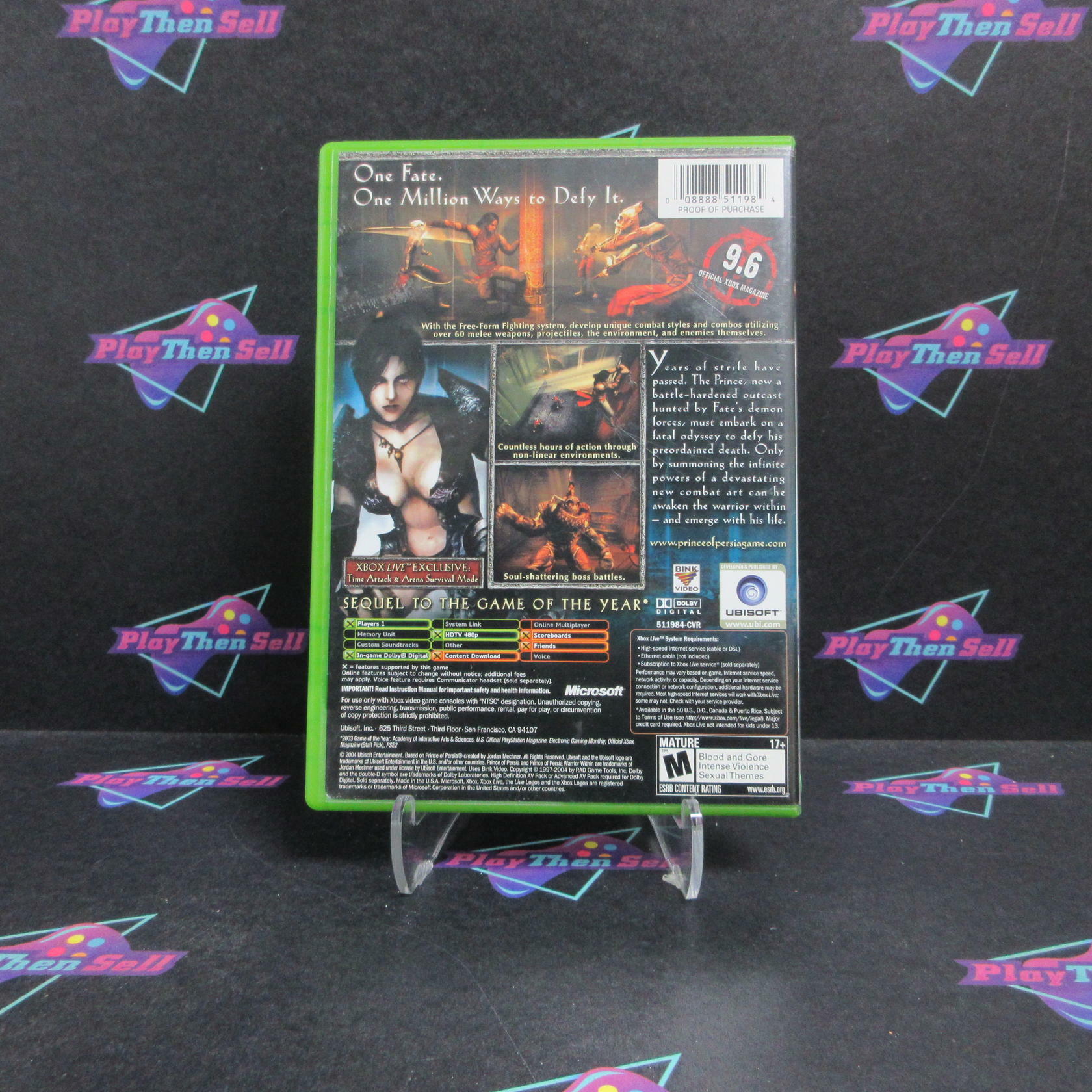 Prince of Persia Warrior Within Xbox - Very Good