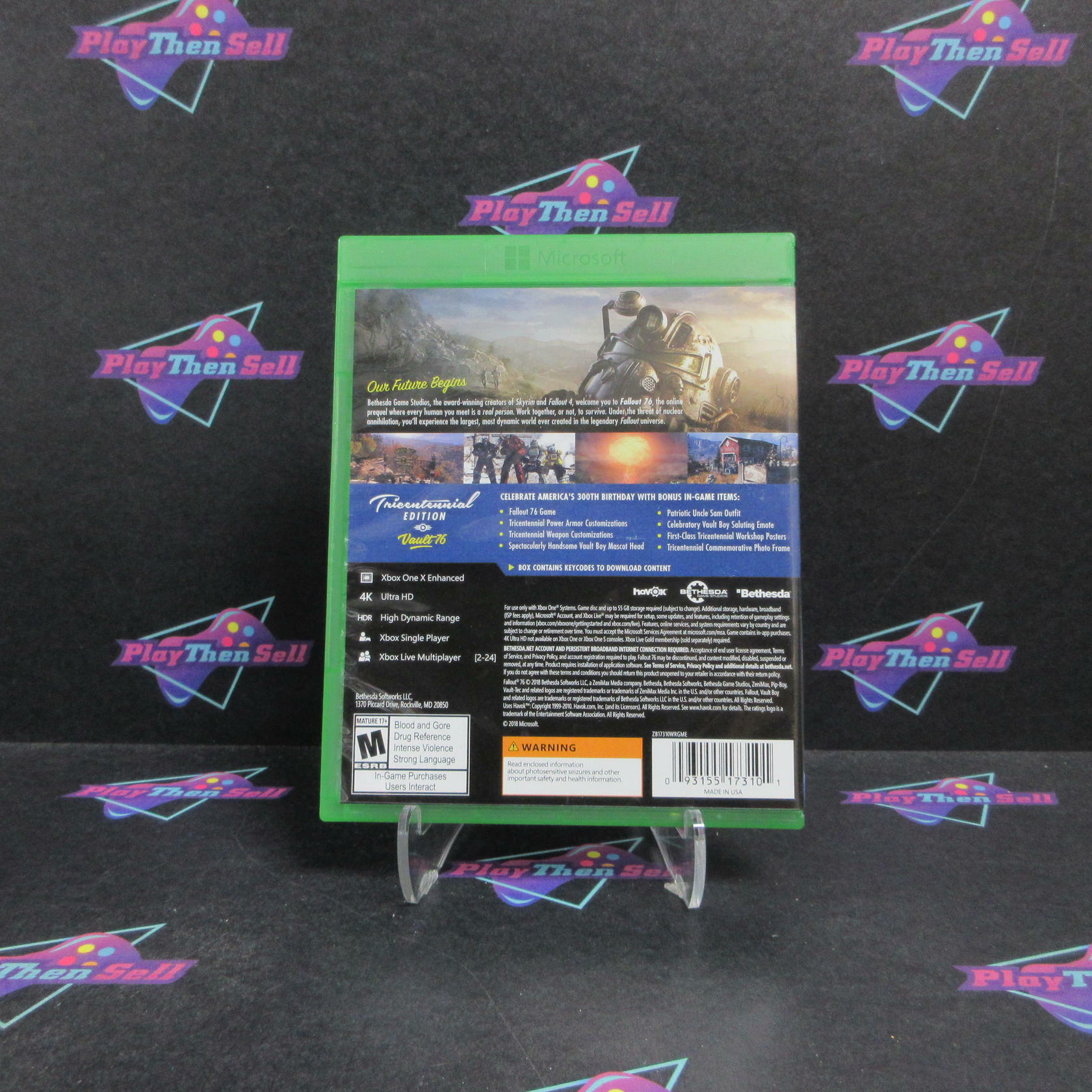 Fallout 76 Tricentennial Edition Xbox One Complete - Refurbished