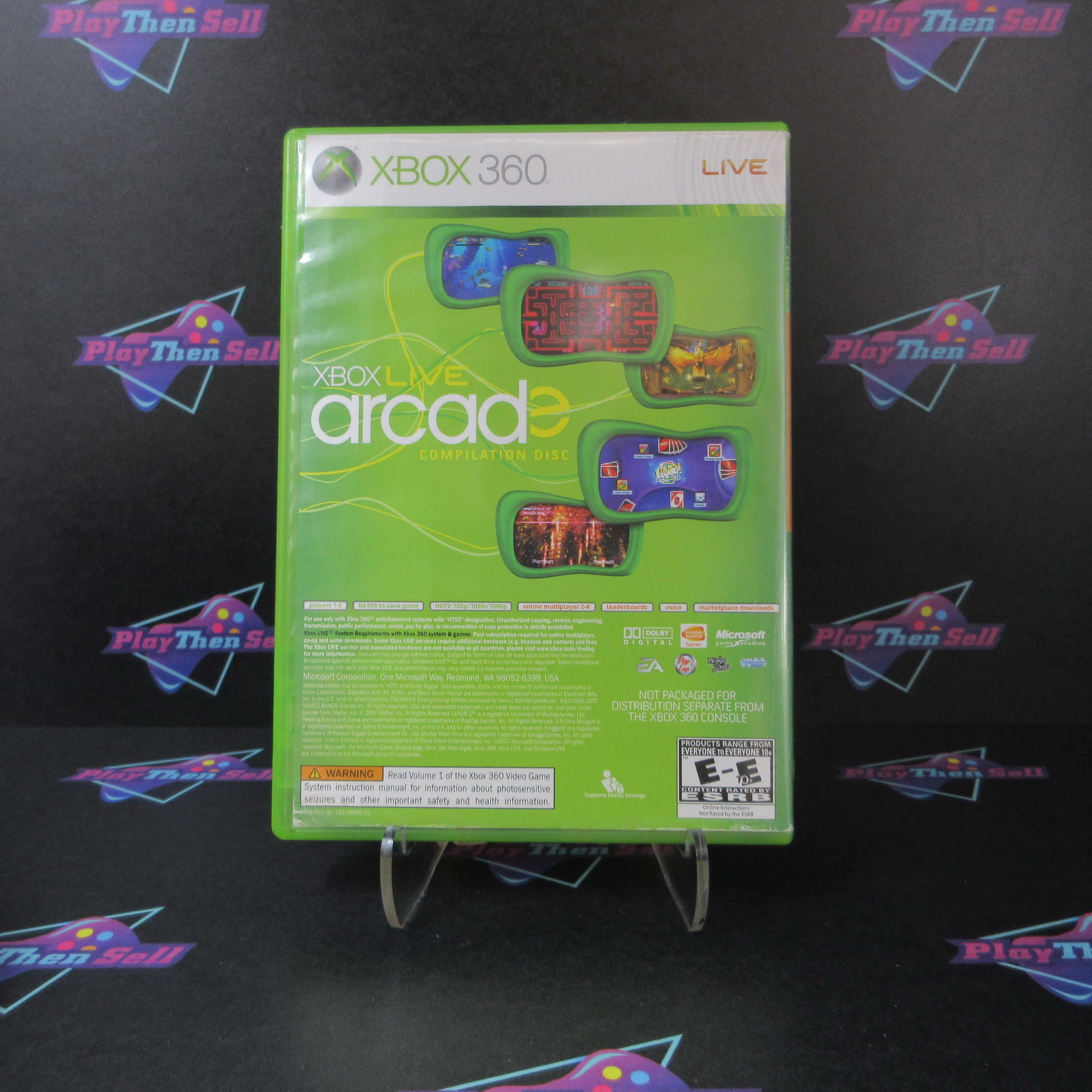 Sega Superstars Tennis + Xbox Live Arcade Xbox 360 Complete - Very Good