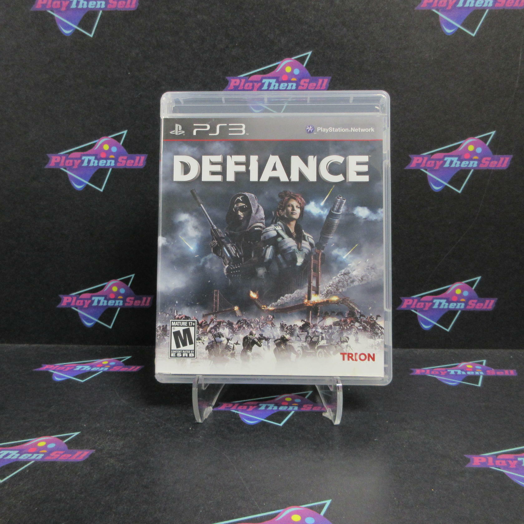Defiance PS3 PlayStation 3 + Postcards Complete - Very Good