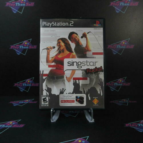 Singstar Rocks! PS2 PlayStation 2 Complete - Very Good