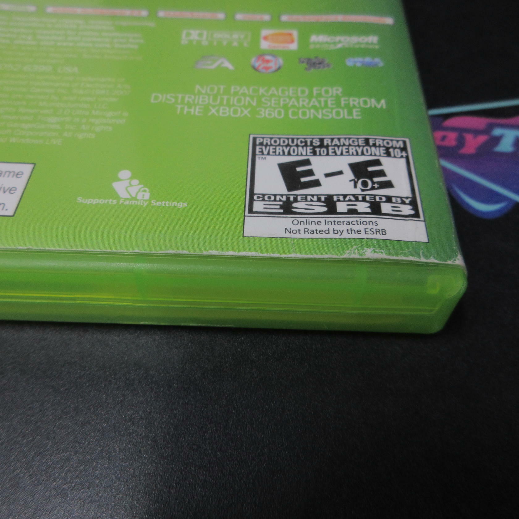 Sega Superstars Tennis + Xbox Live Arcade Xbox 360 Complete - Very Good