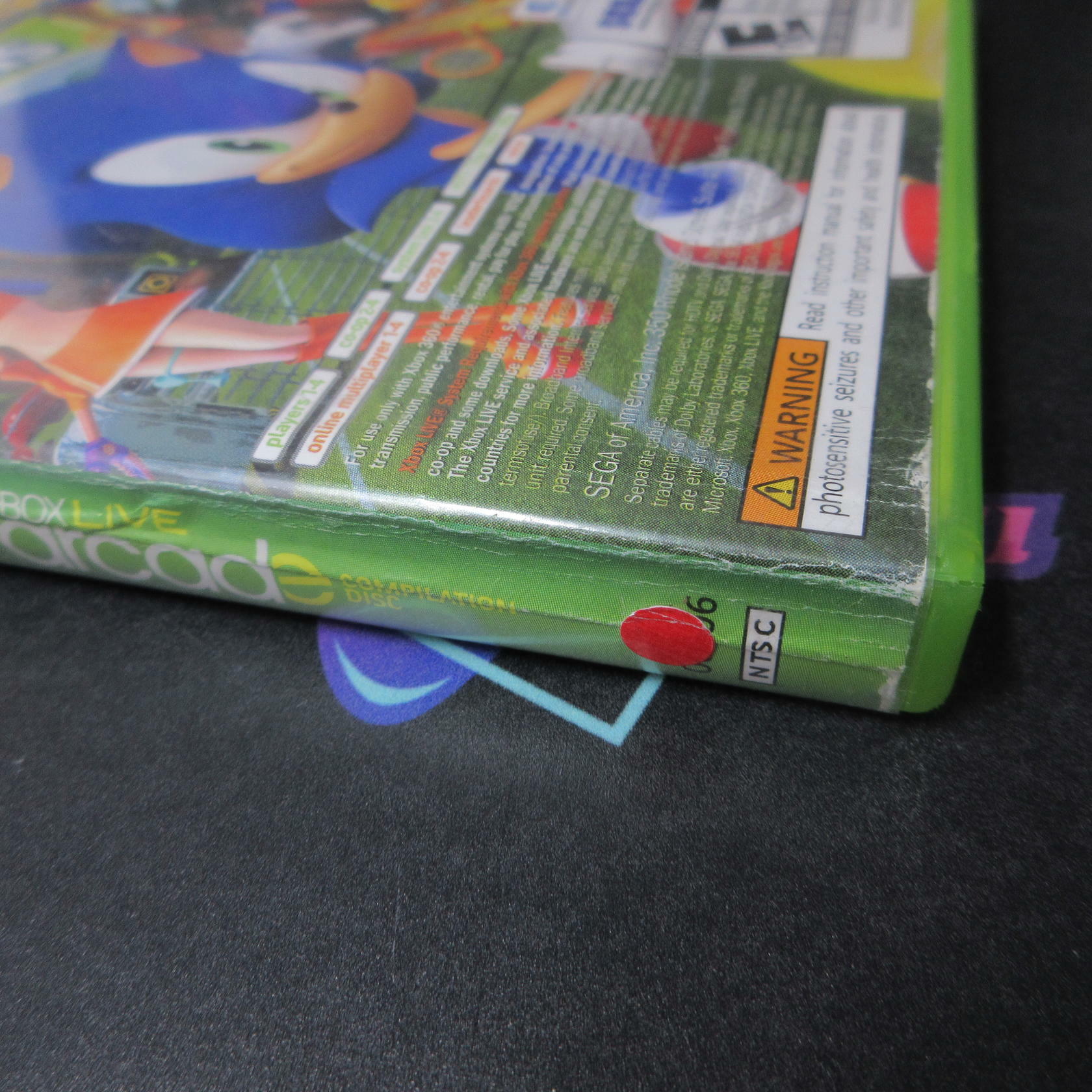 Sega Superstars Tennis + Xbox Live Arcade Xbox 360 Complete - Very Good
