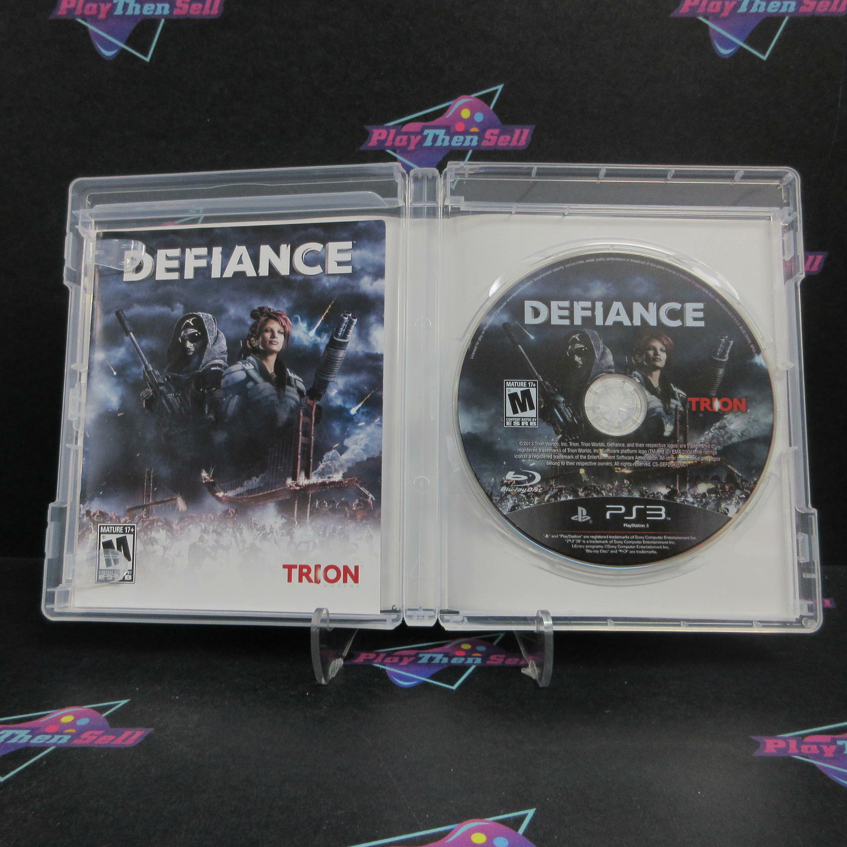 Defiance PS3 PlayStation 3 + Postcards Complete - Very Good