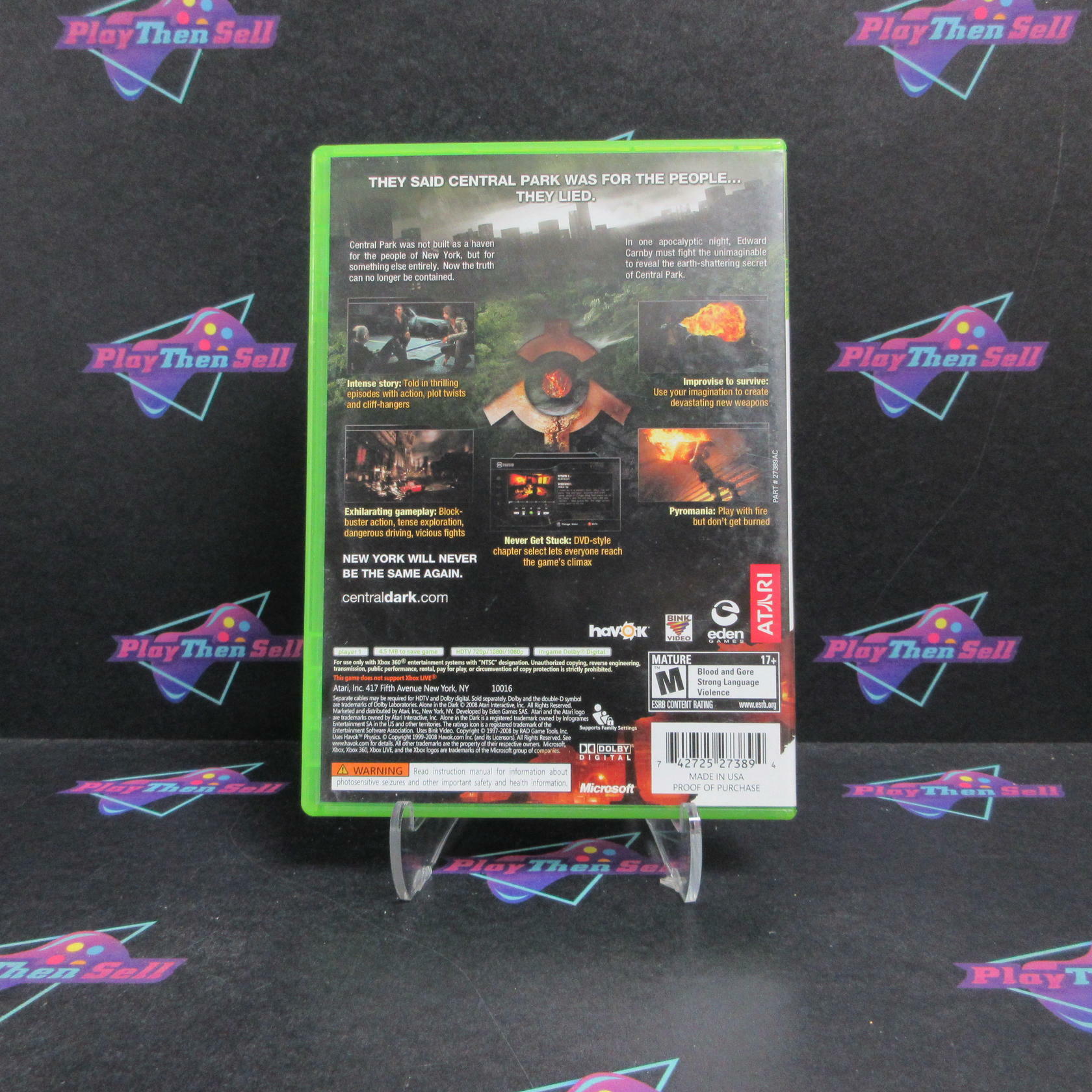 Alone in the Dark Xbox 360 - Very Good