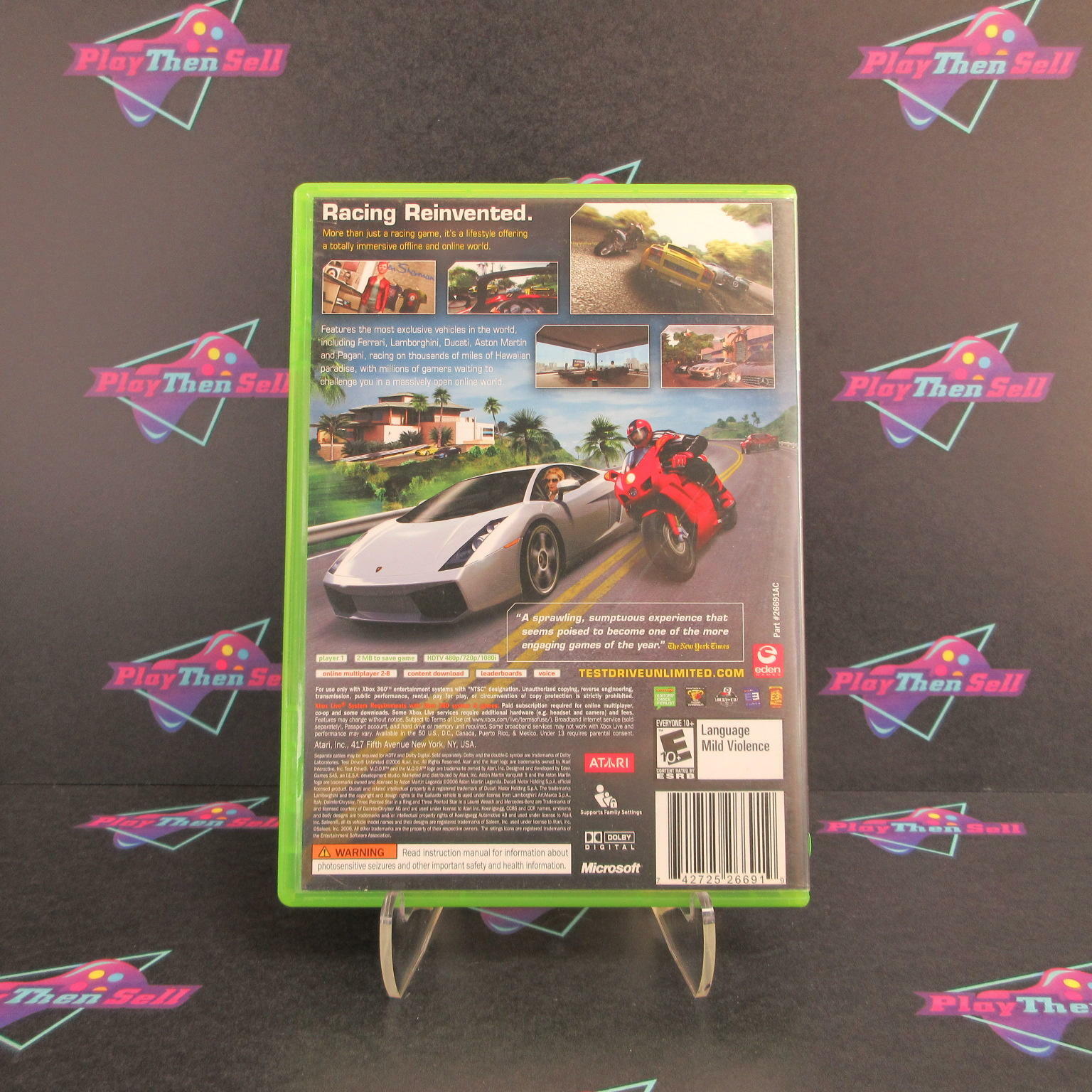 Test Drive Unlimited Xbox 360 - Very Good