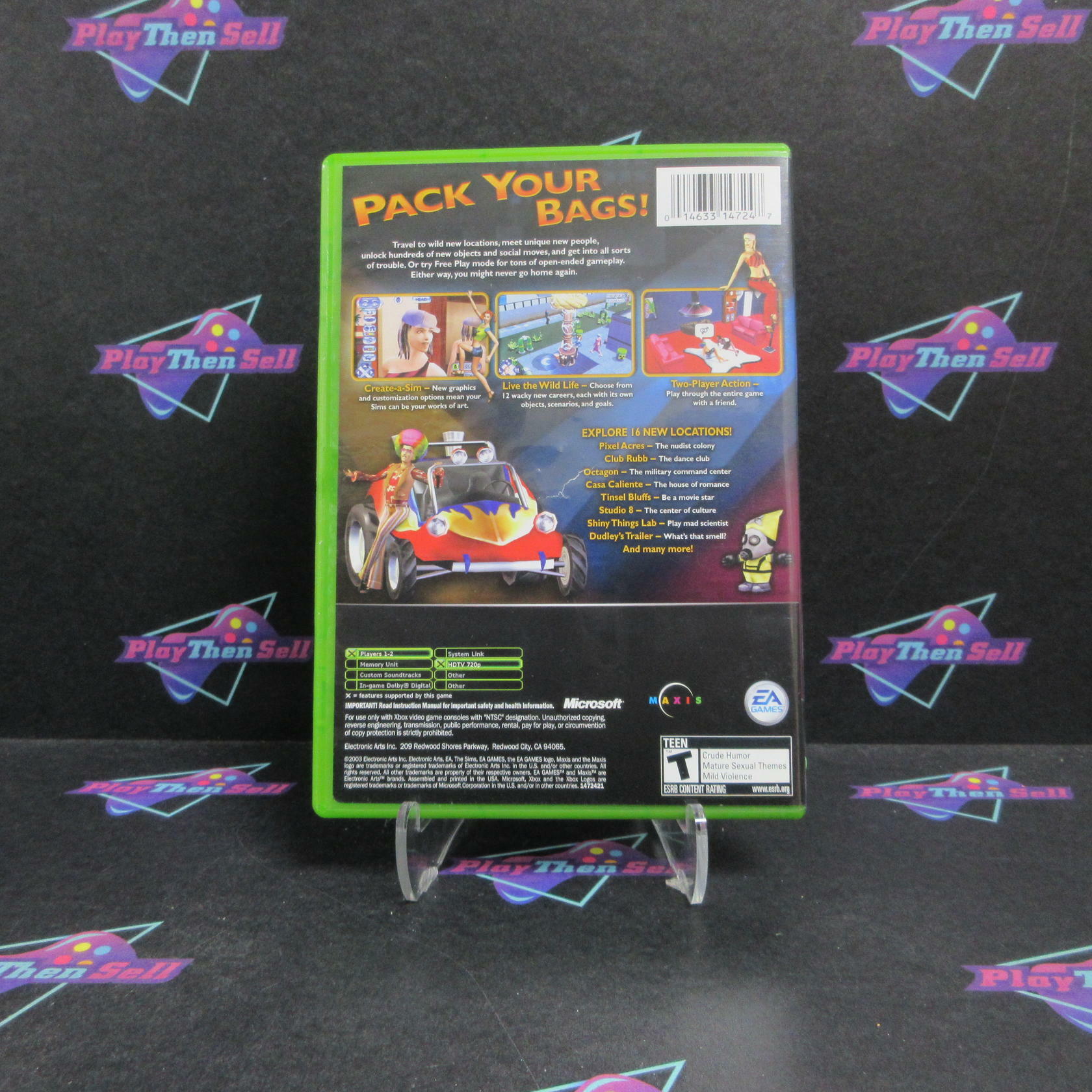 The Sims Bustin' Out Xbox - Very Good