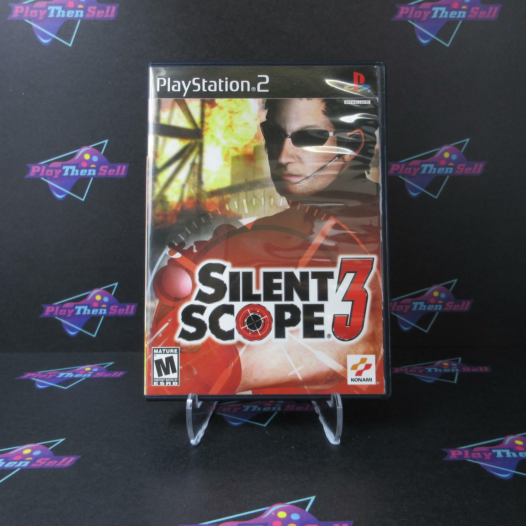 Silent Scope 3 PS2 PlayStation 2 Complete - Excellent