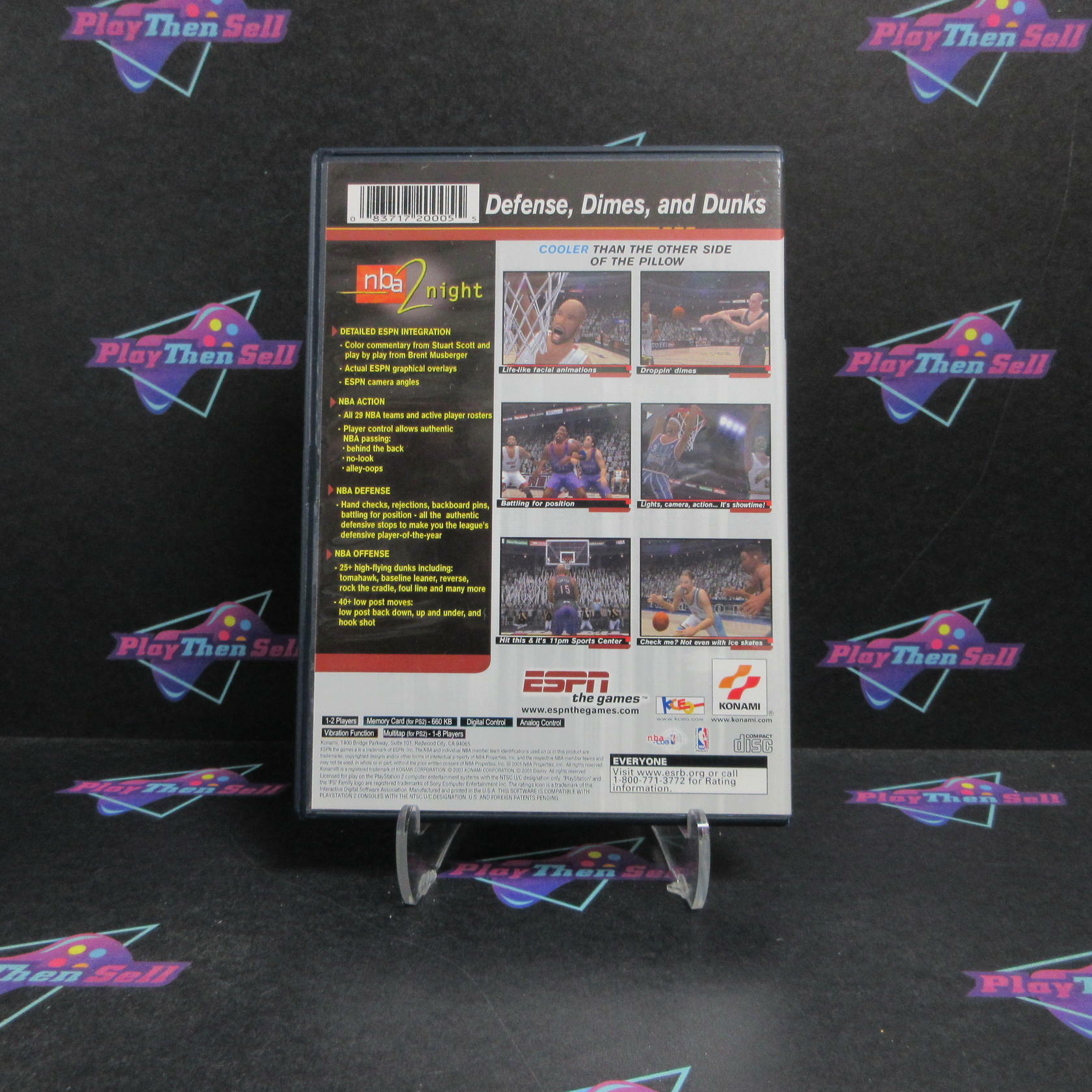 ESPN NBA 2Night PS2 PlayStation 2 Complete - Excellent