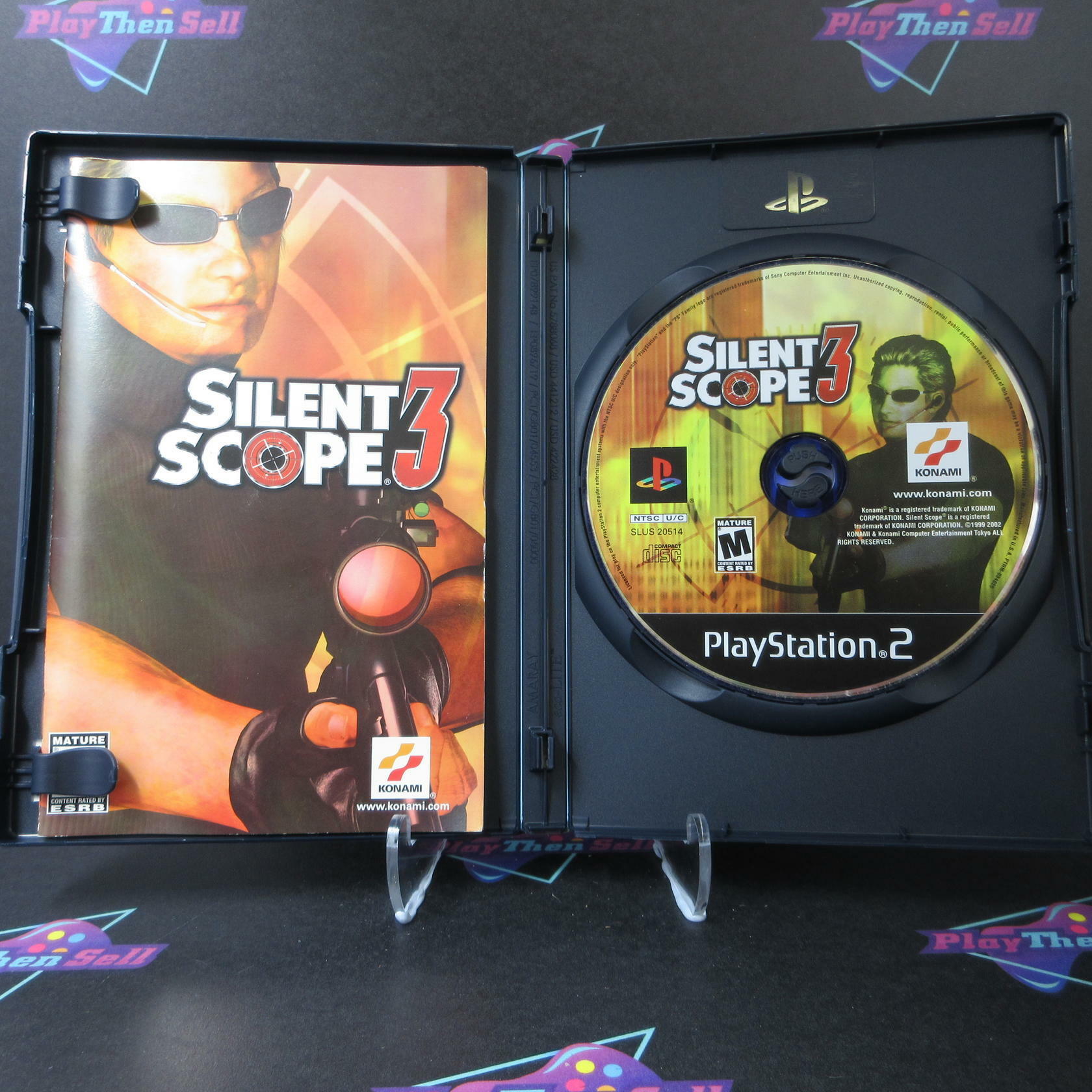 Silent Scope 3 PS2 PlayStation 2 Complete - Excellent