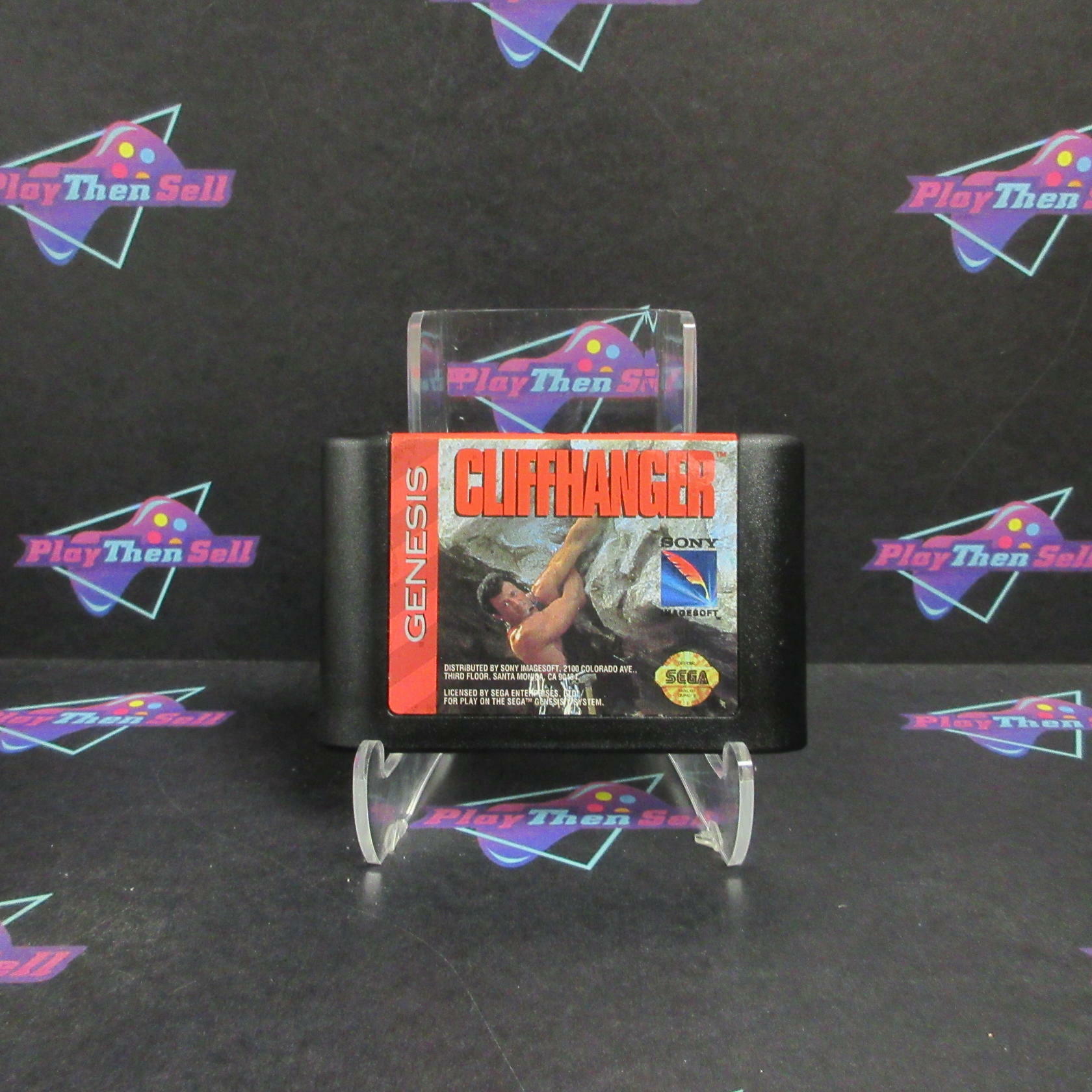 Cliffhanger Sega Genesis Complete - Very Good