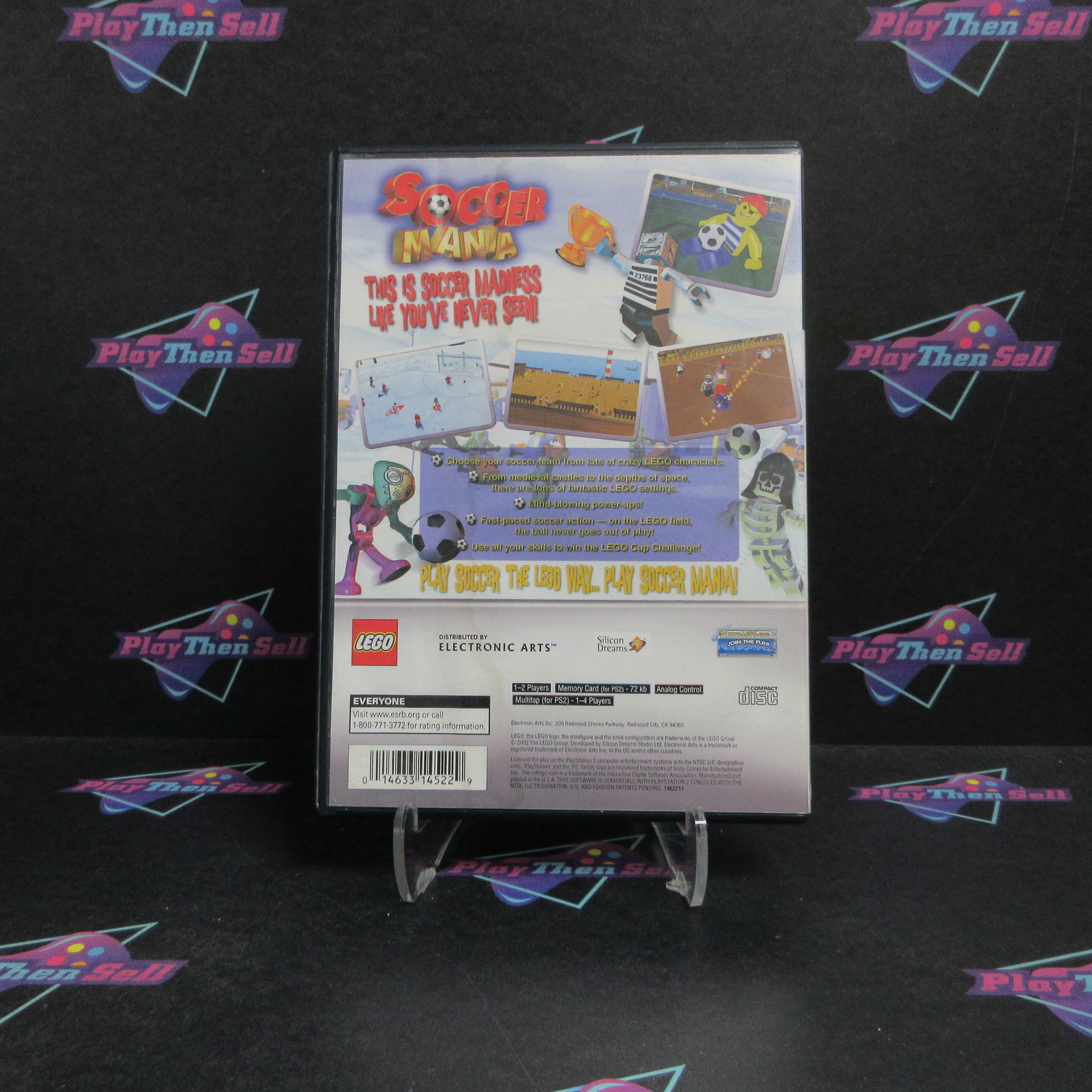 LEGO Soccer Mania PS2 PlayStation 2 + Reg Card Complete - Very Good