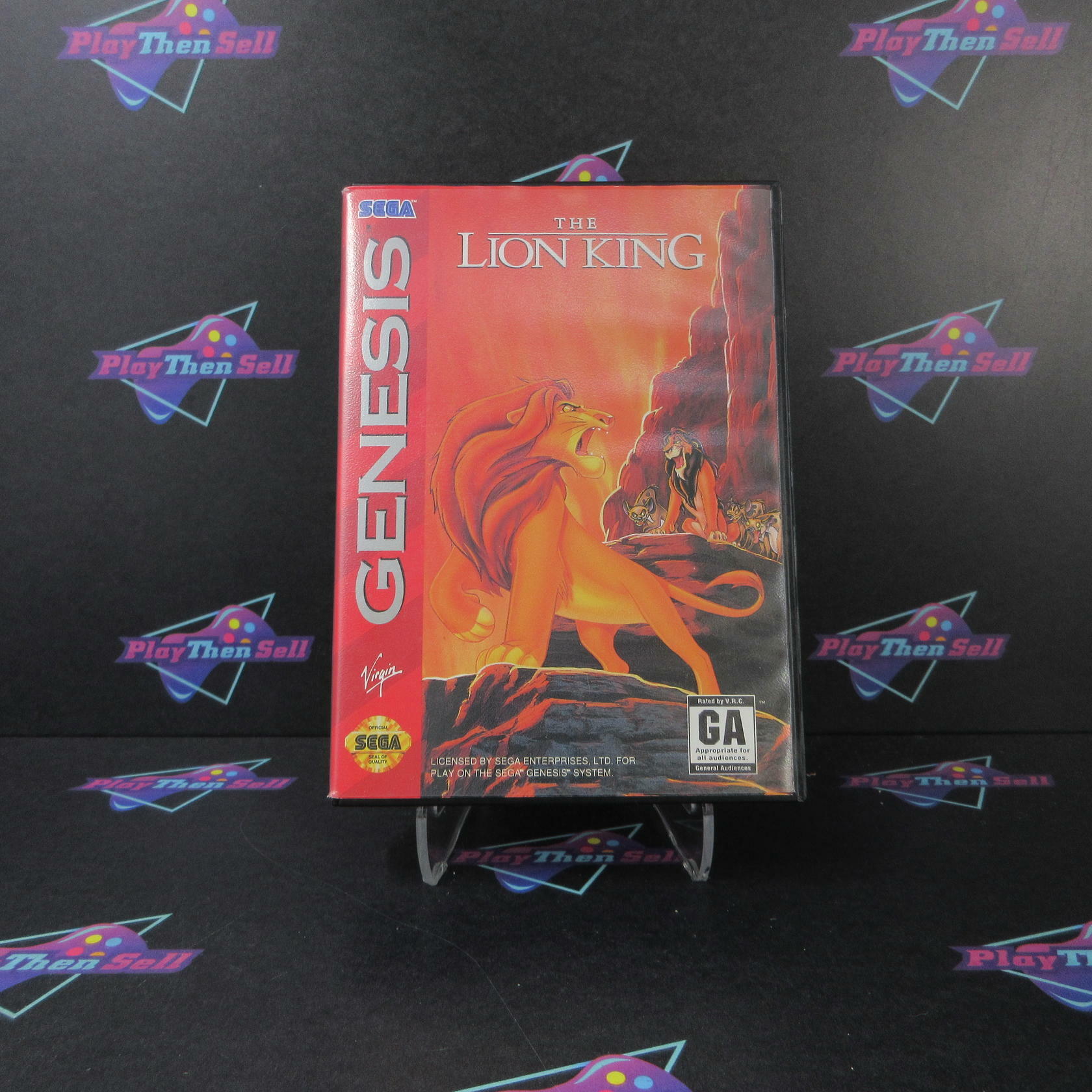 The Lion King Sega Genesis Boxed Complete - Very Good