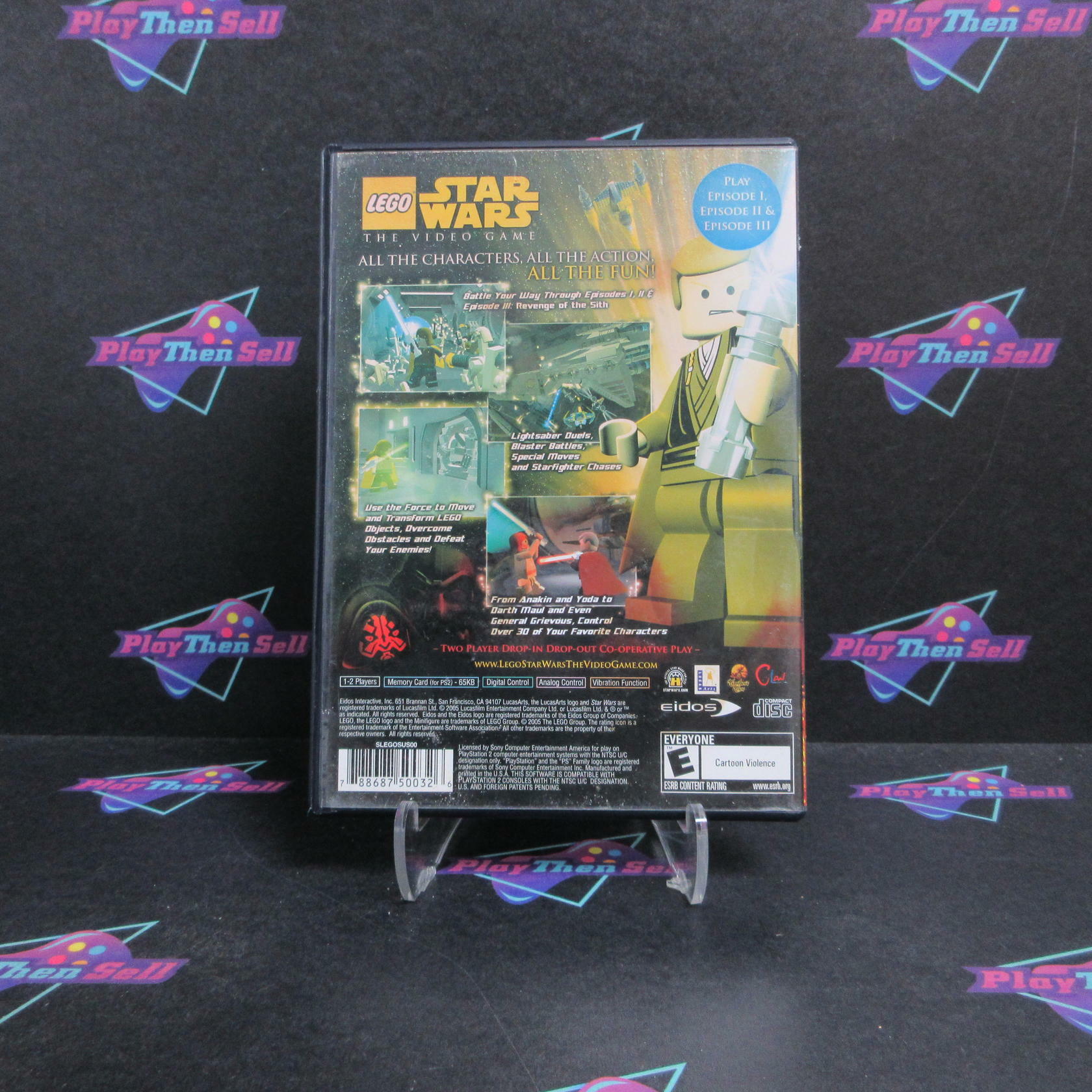 LEGO Star Wars PS2 PlayStation 2 + Reg Card Complete - Very Good