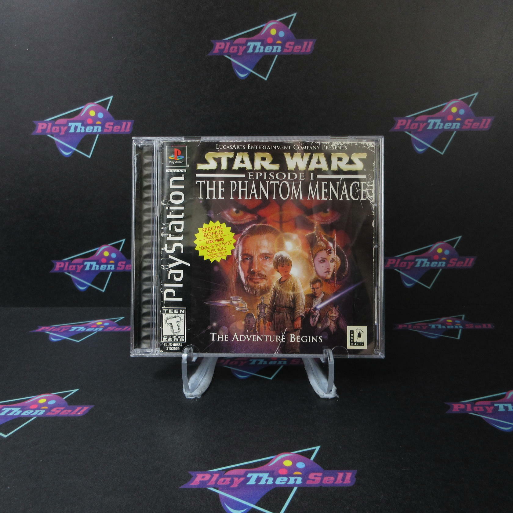 Star Wars Episode I The Phantom Menace PS1 PlayStation 1 Complete - Very Good
