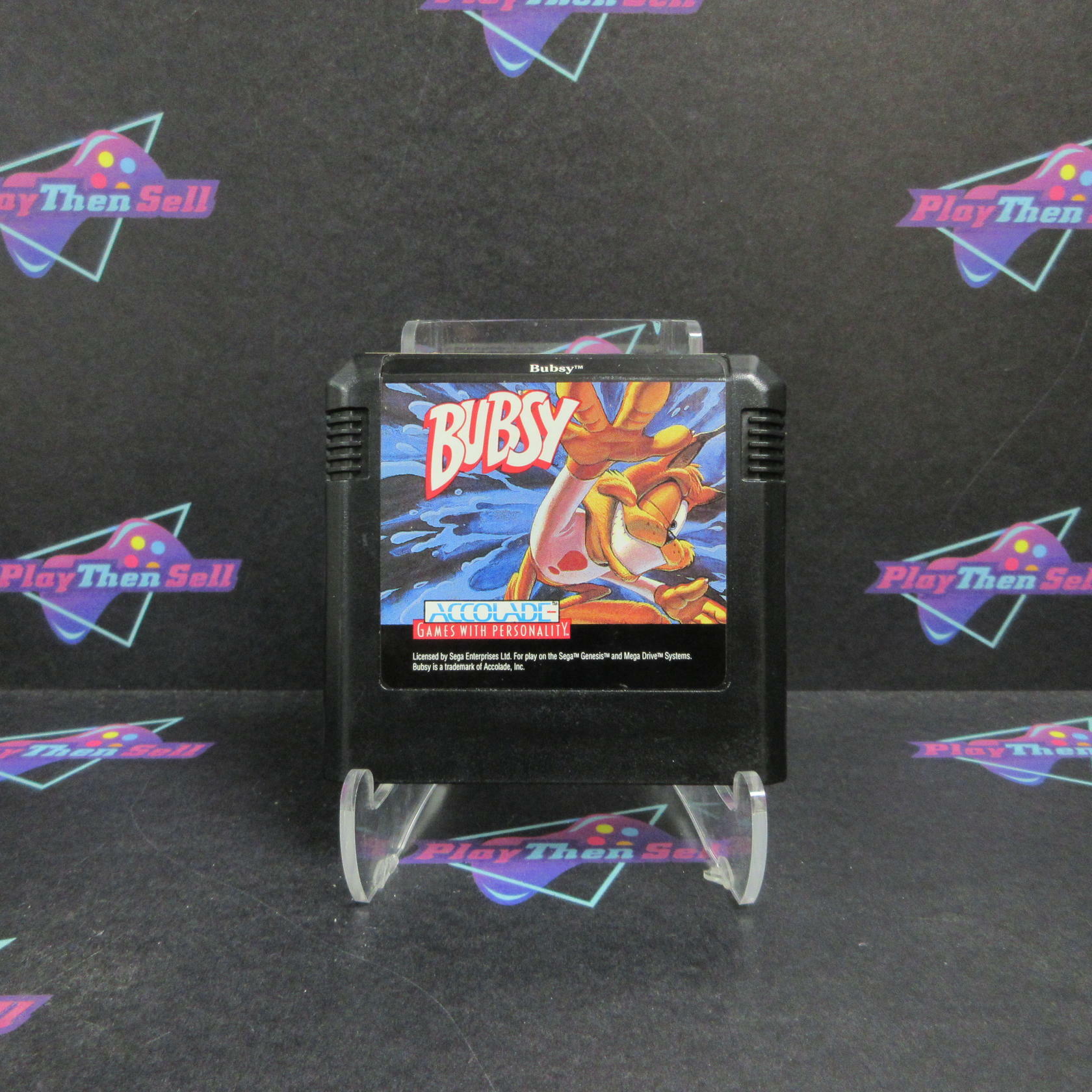 Bubsy Sega Genesis Boxed - Very Good