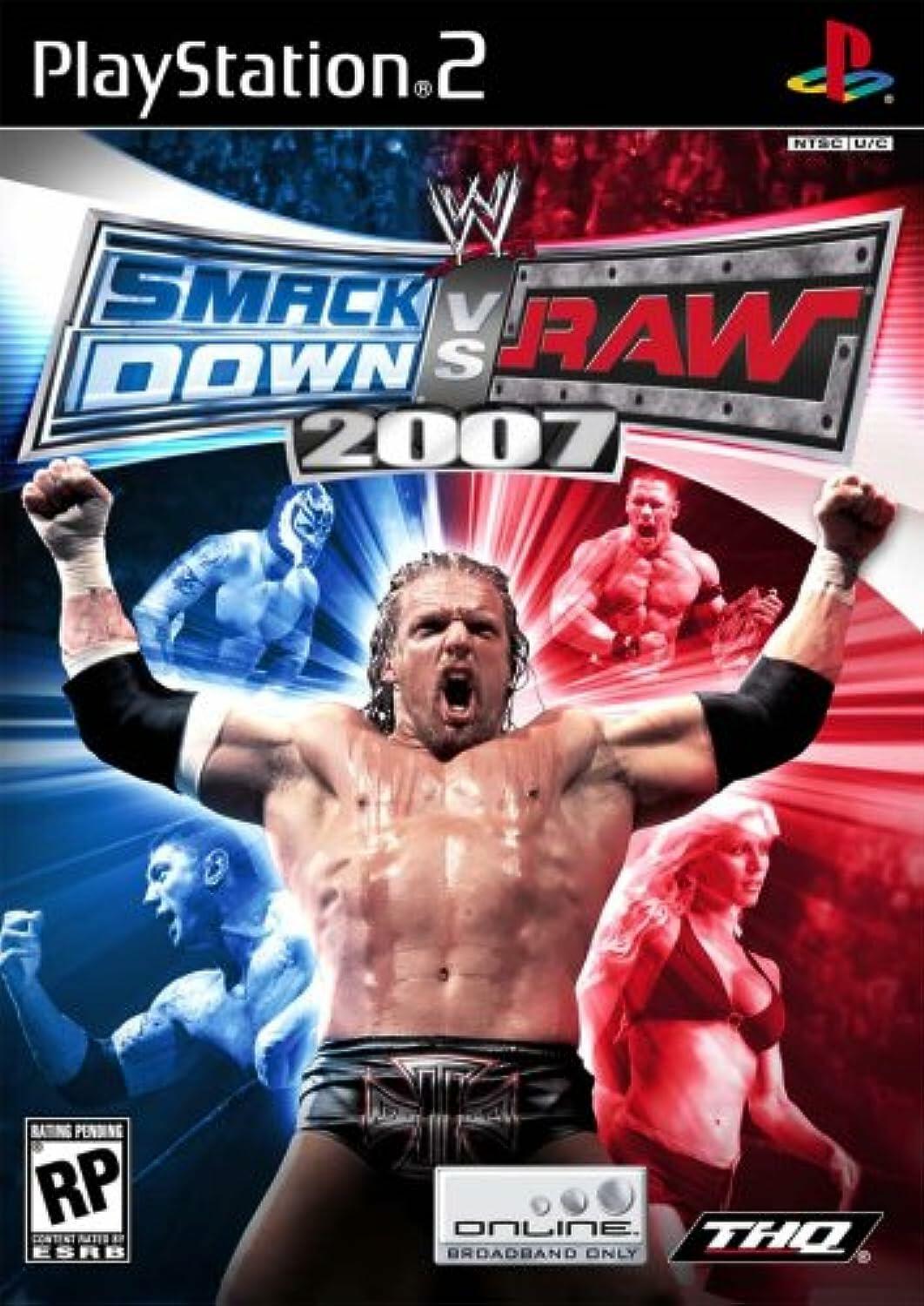 WWE SmackDown vs Raw 2007 PS2 PlayStation 2 - Very Good