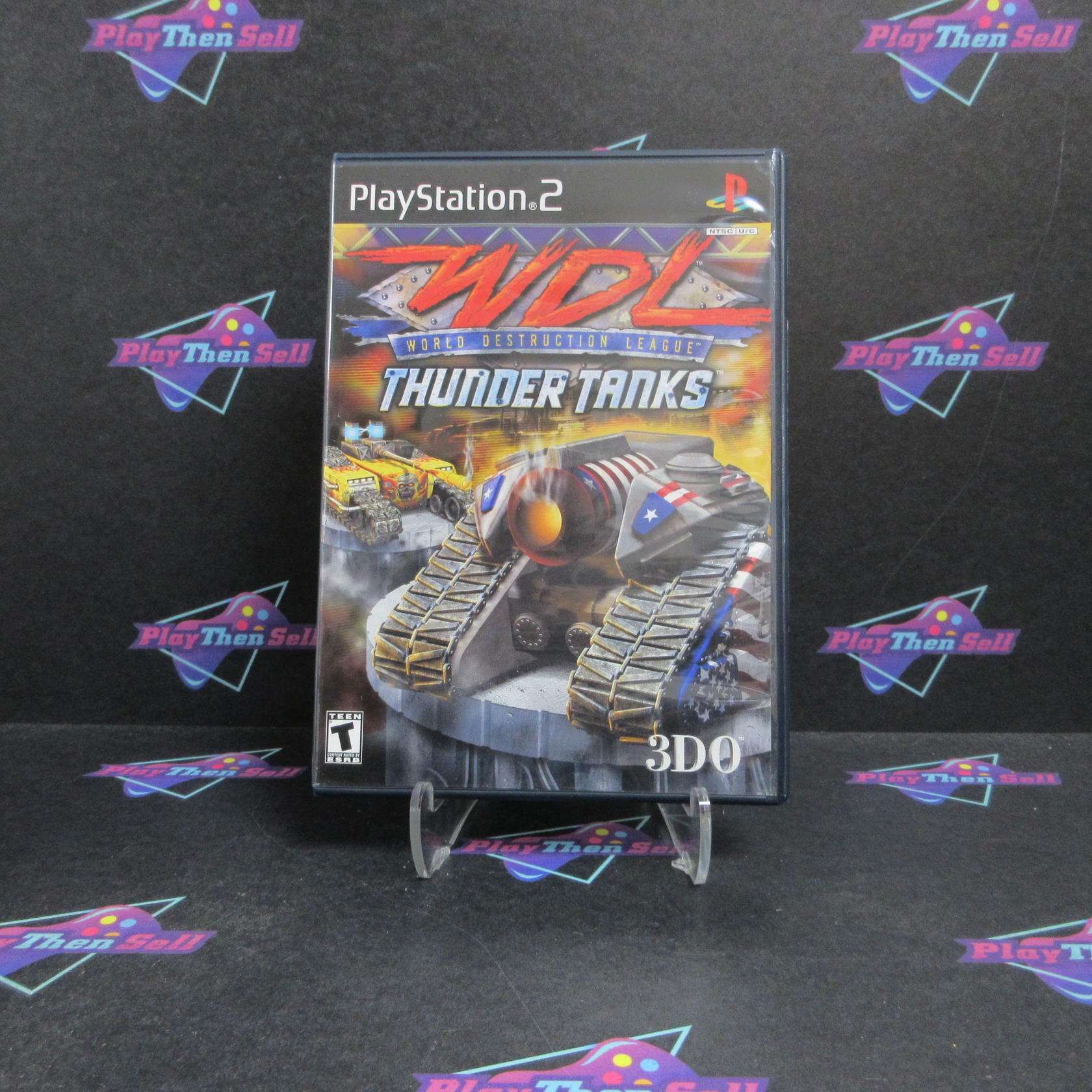 World Destruction League Thunder Tanks PS2 + Reg Card Complete - Excellent
