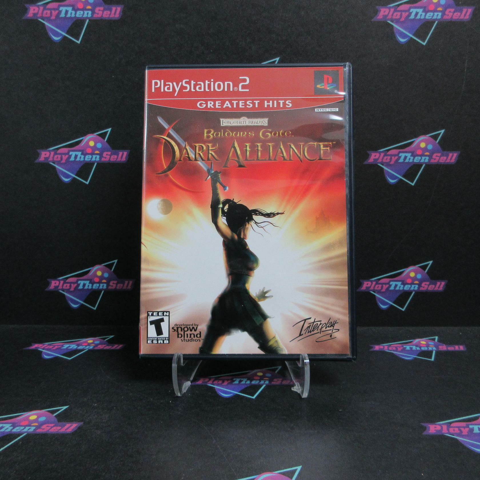Baldur's Gate Dark Alliance PS2 PlayStation 2 GH + Reg Card - Very Good