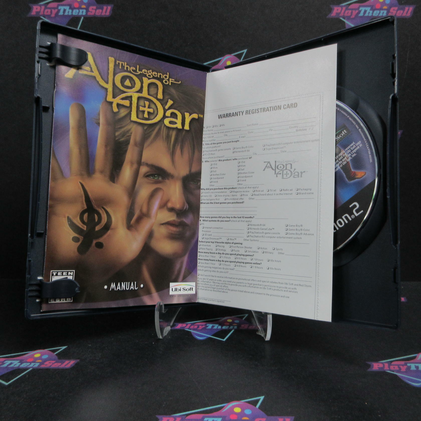 The Legend of Alon D'ar PS2 PlayStation 2 + Reg Card Complete - Excellent