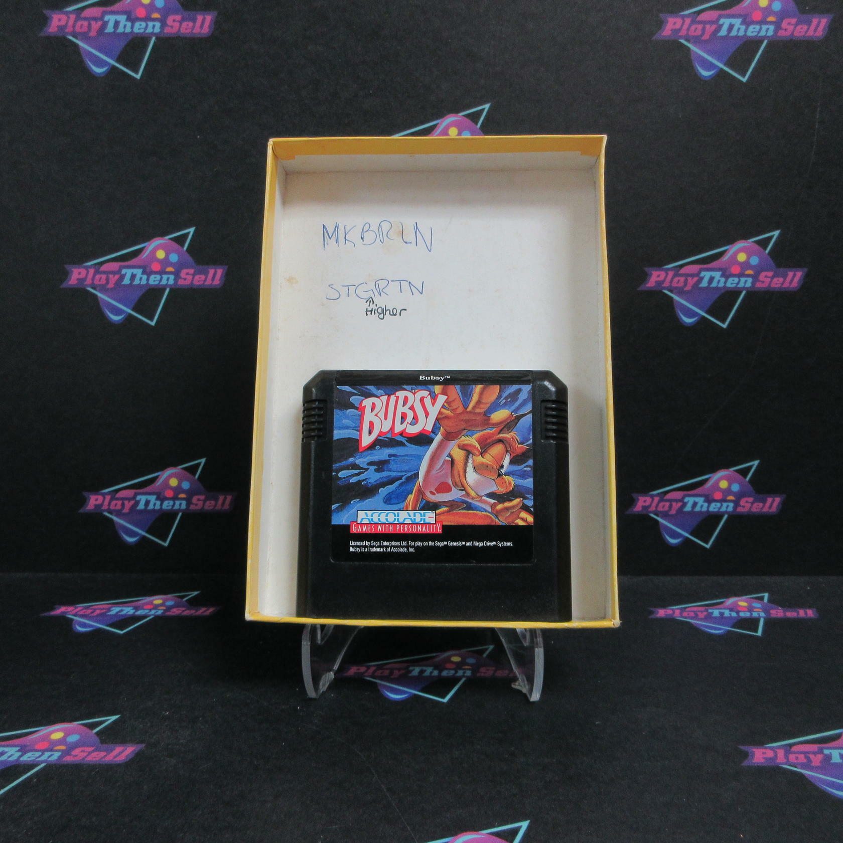 Bubsy Sega Genesis Boxed - Very Good