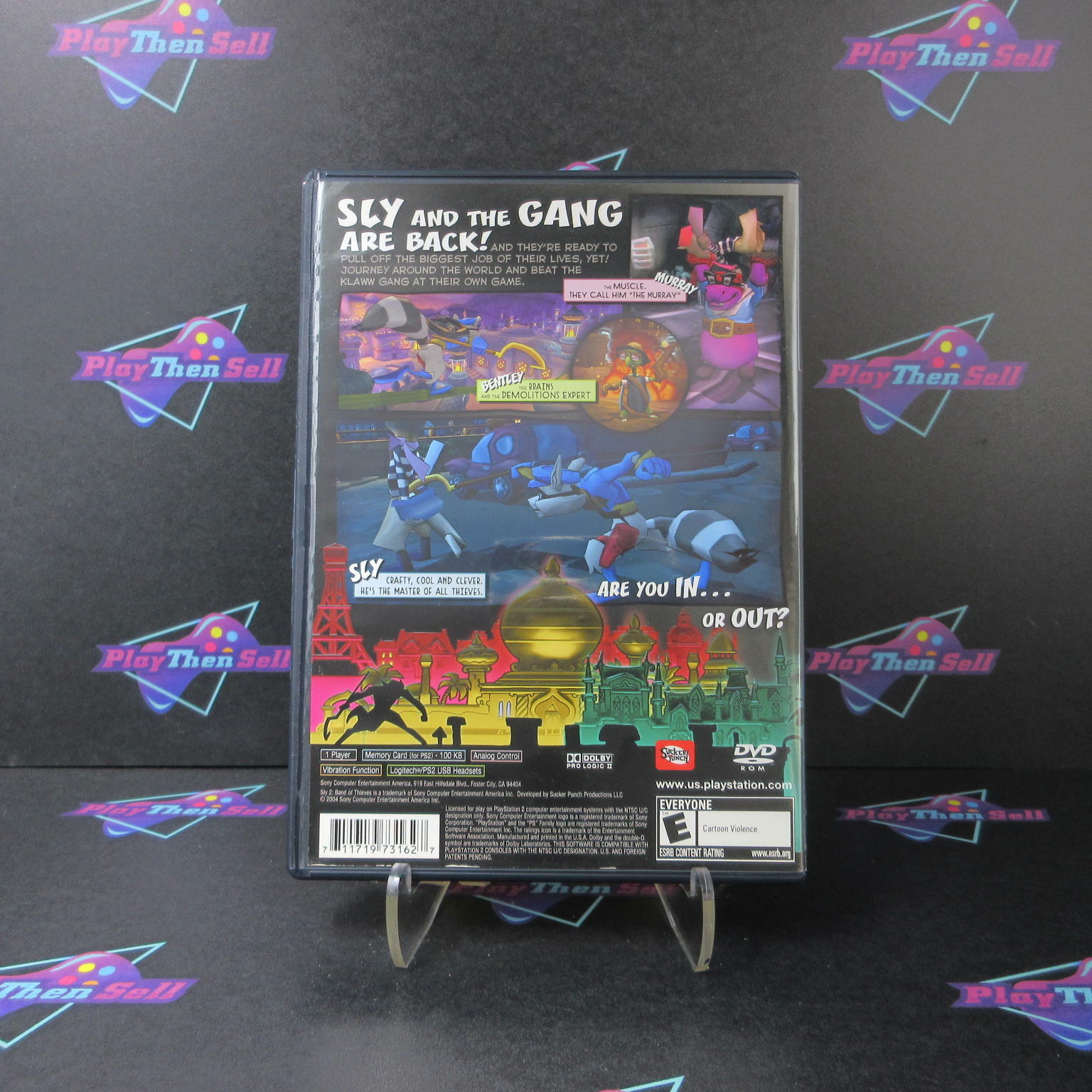 Sly 2 Band of Thieves PS2 PlayStation 2 - Very Good
