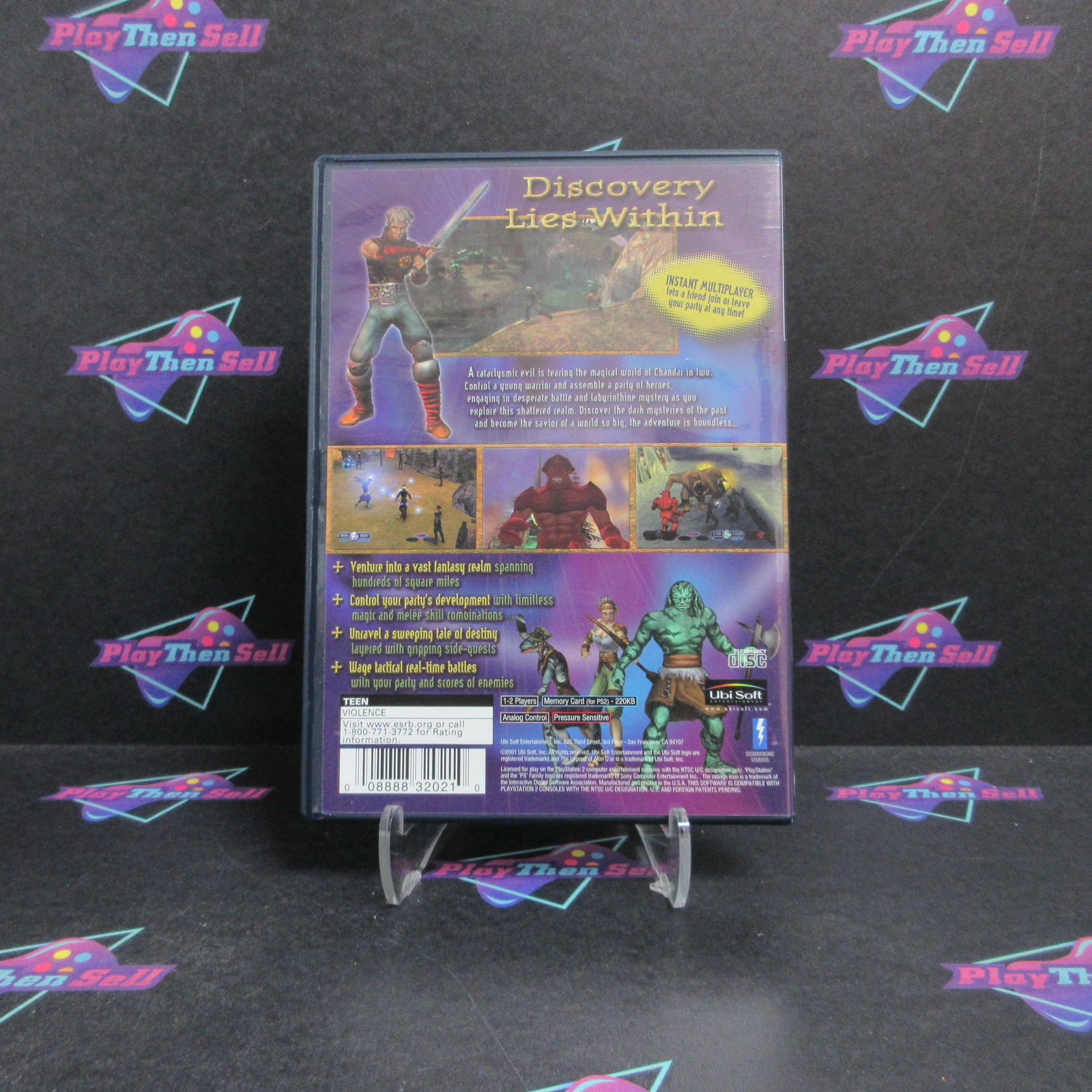 The Legend of Alon D'ar PS2 PlayStation 2 + Reg Card Complete - Excellent