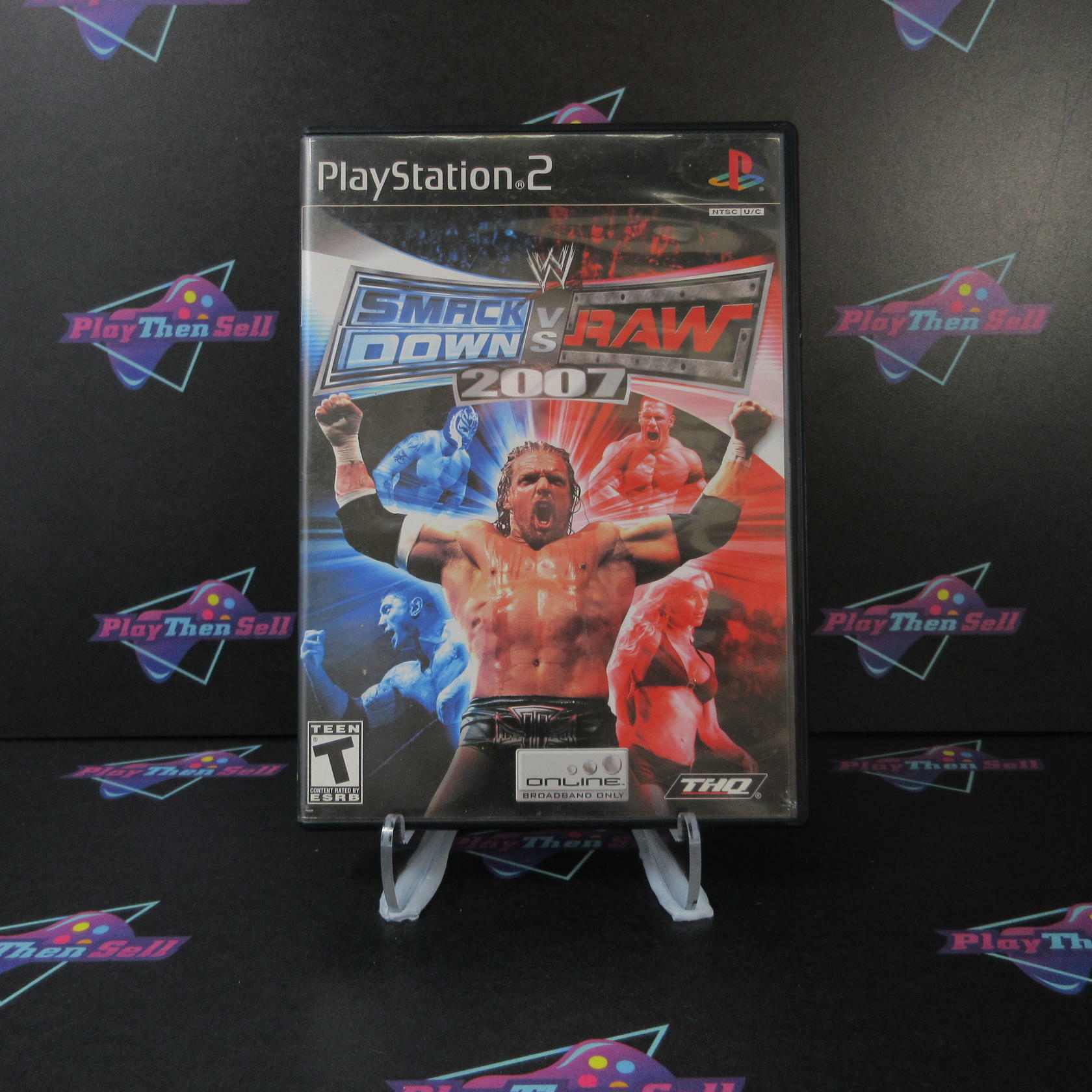 WWE SmackDown vs Raw 2007 PS2 PlayStation 2 - Very Good