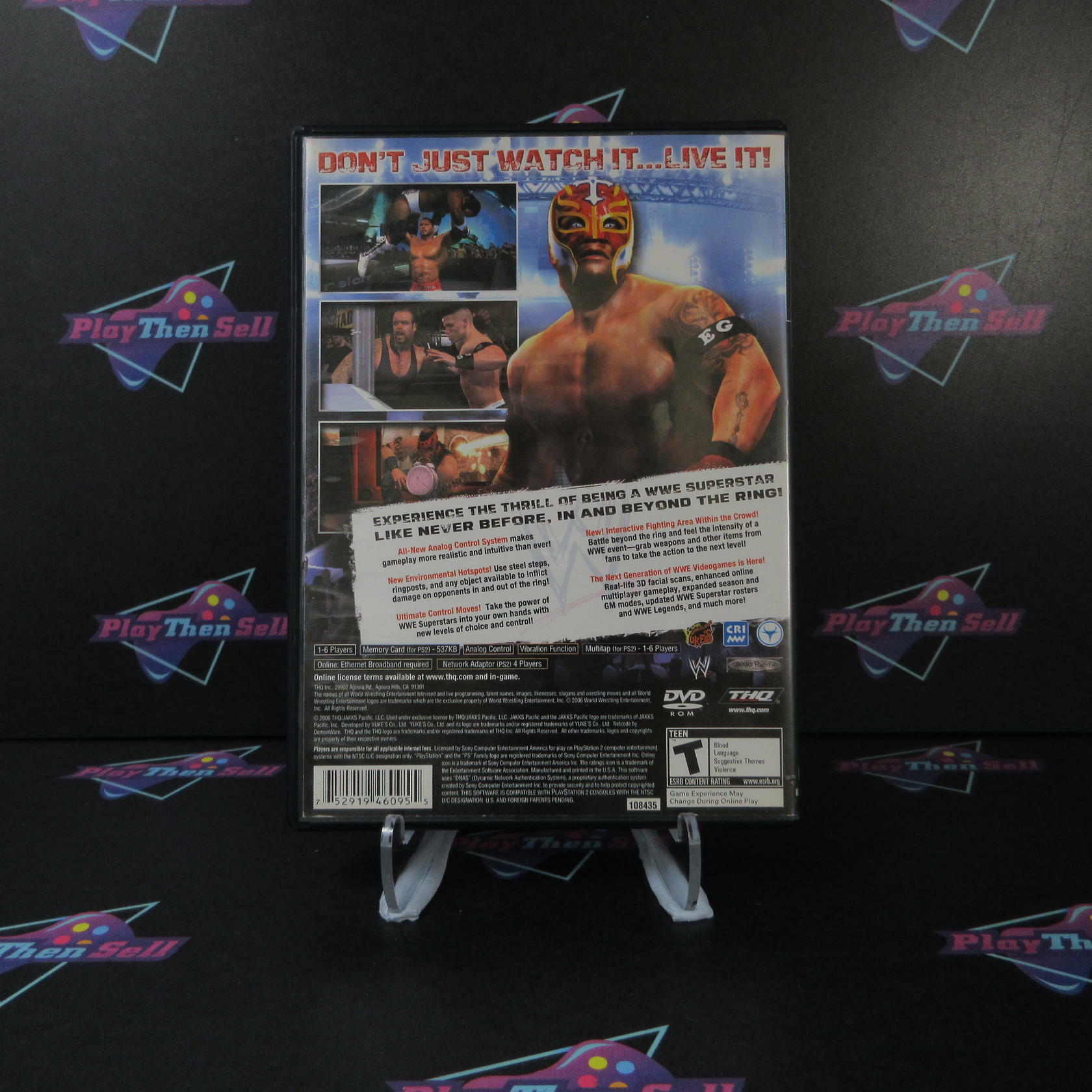 WWE SmackDown vs Raw 2007 PS2 PlayStation 2 - Very Good