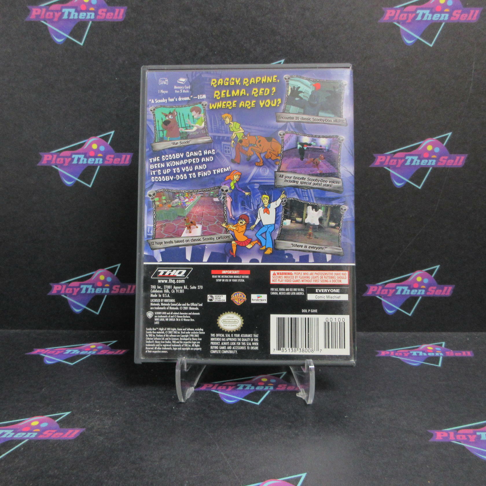 Scooby Doo Night of 100 Frights Nintendo Gamecube - Very Good