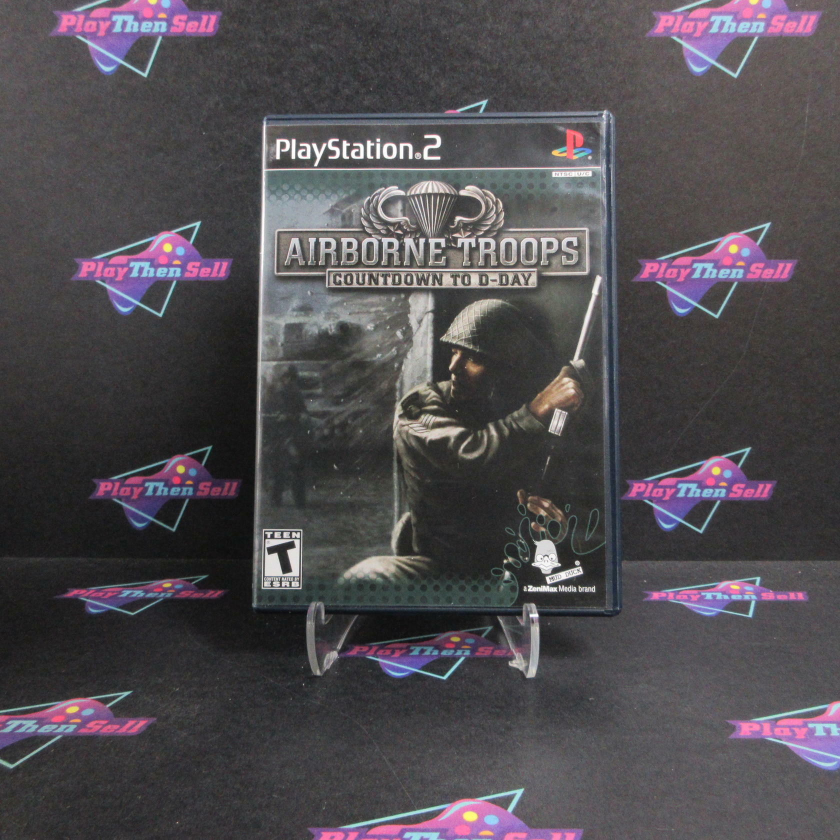 Airborne Troops Countdown to D-Day PS2 + Reg Card Complete - Excellent