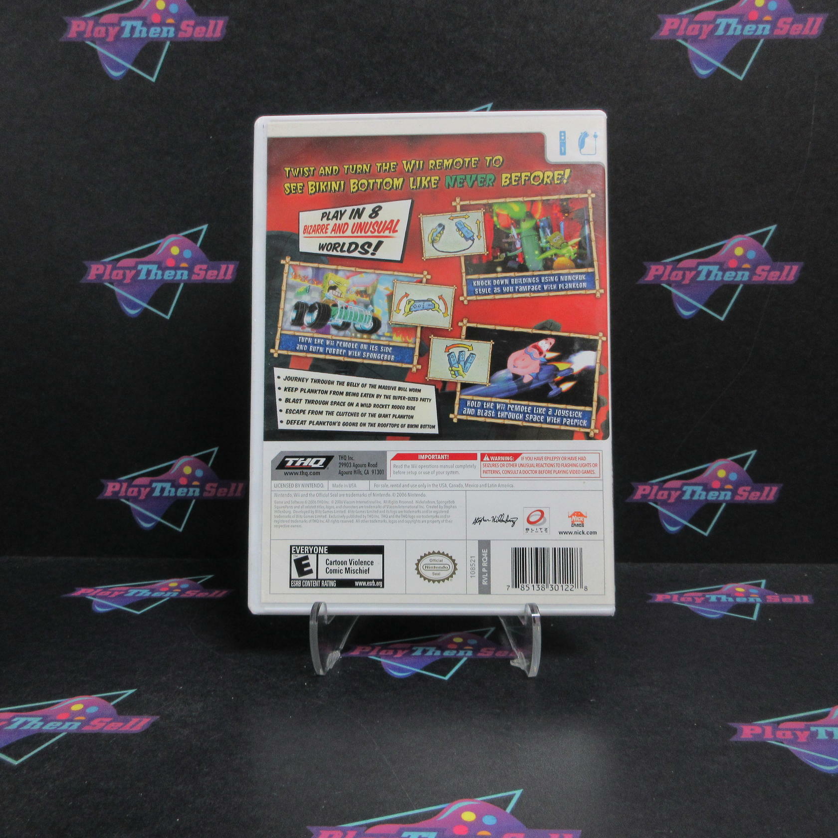 SpongeBob SquarePants - Creature from the Krusty Krab Nintendo Wii - Very Good
