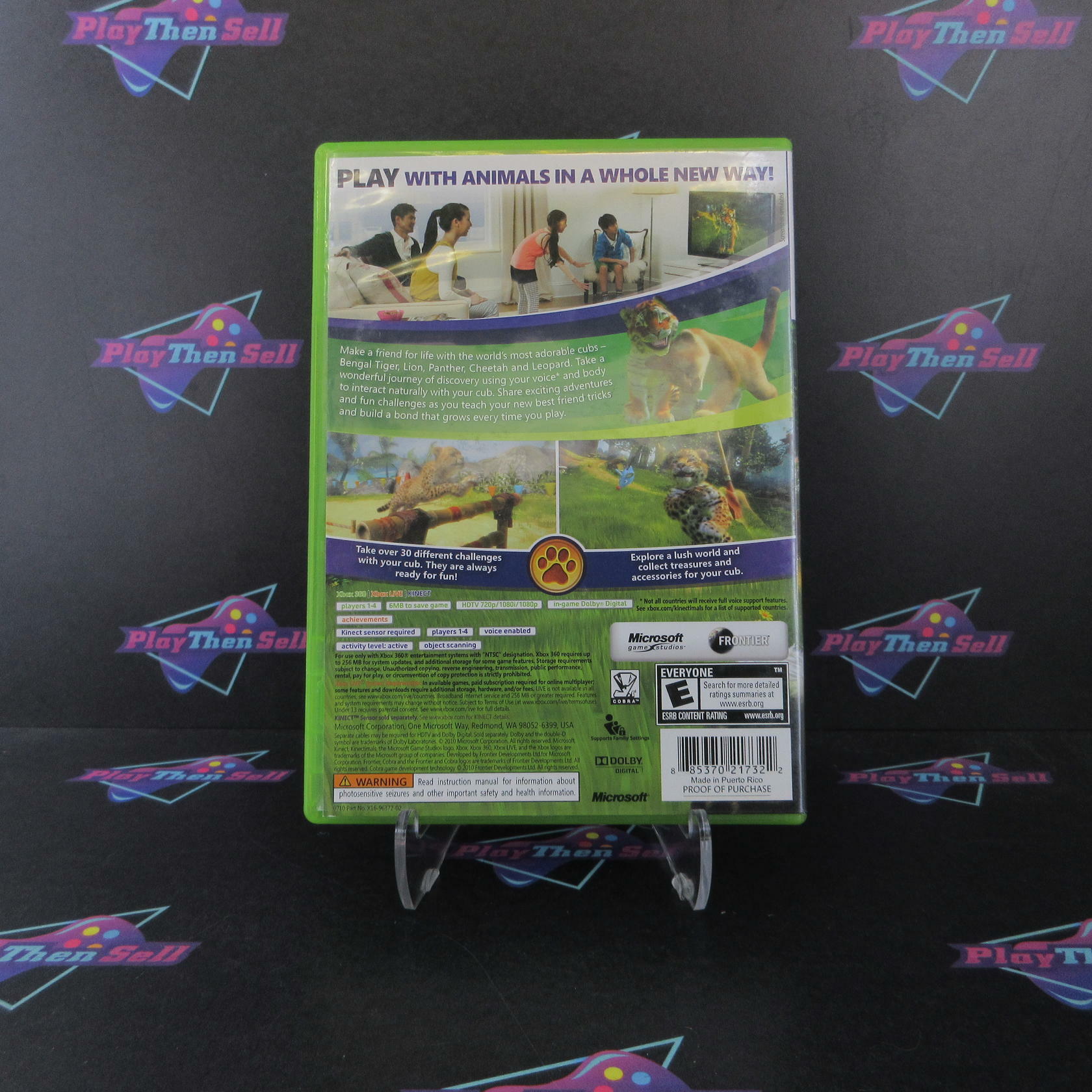 Kinectimals Xbox 360 Complete - Very Good