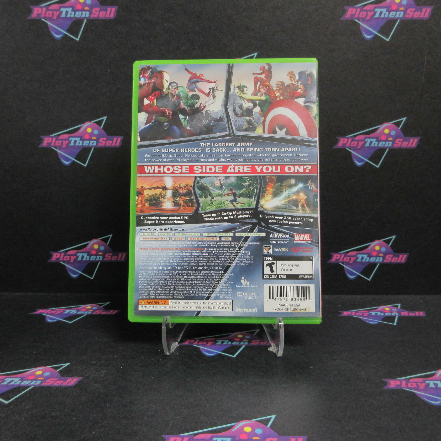 Marvel Ultimate Alliance 2 Xbox 360 Complete - Very Good