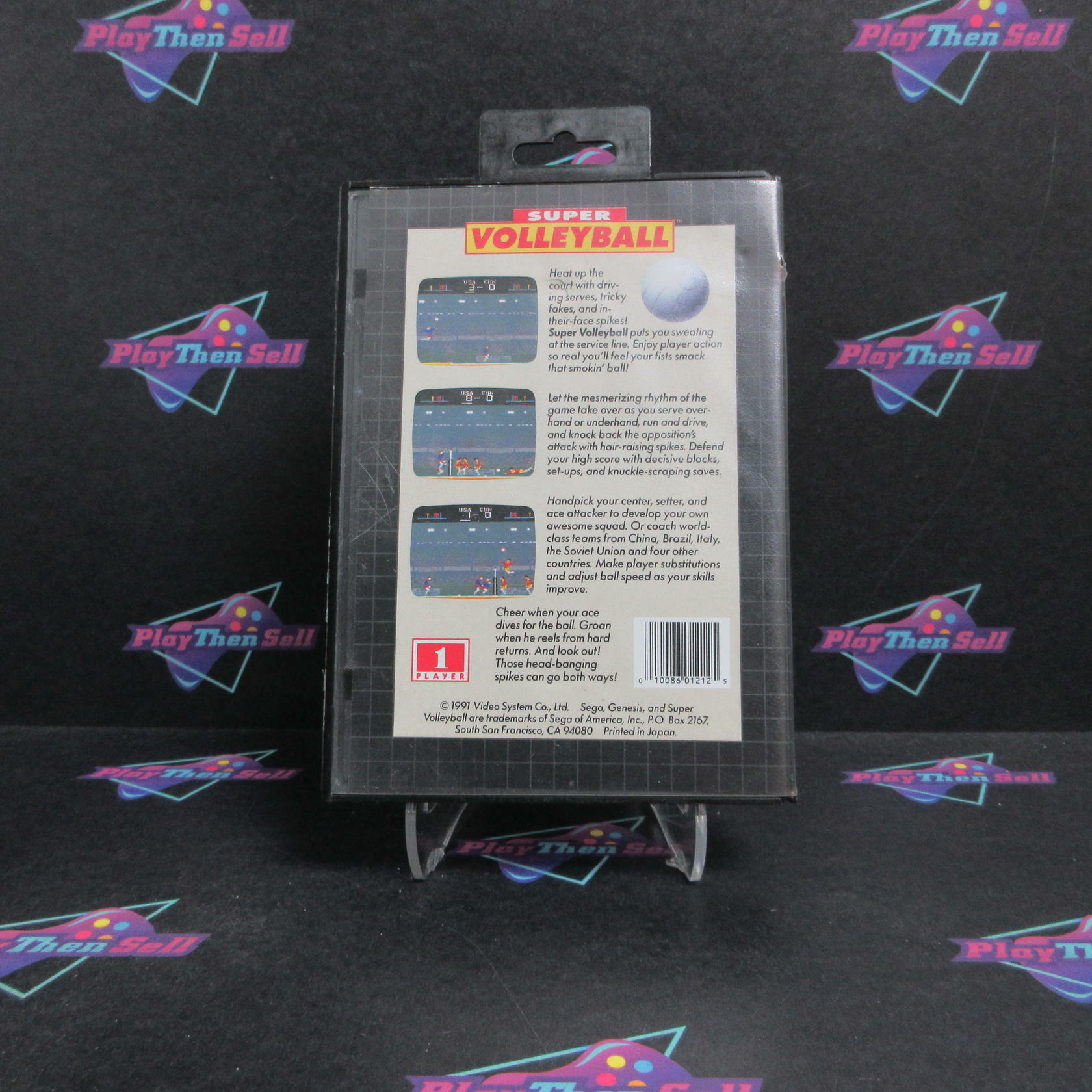 Super Volleyball Sega Genesis Boxed - Very Good