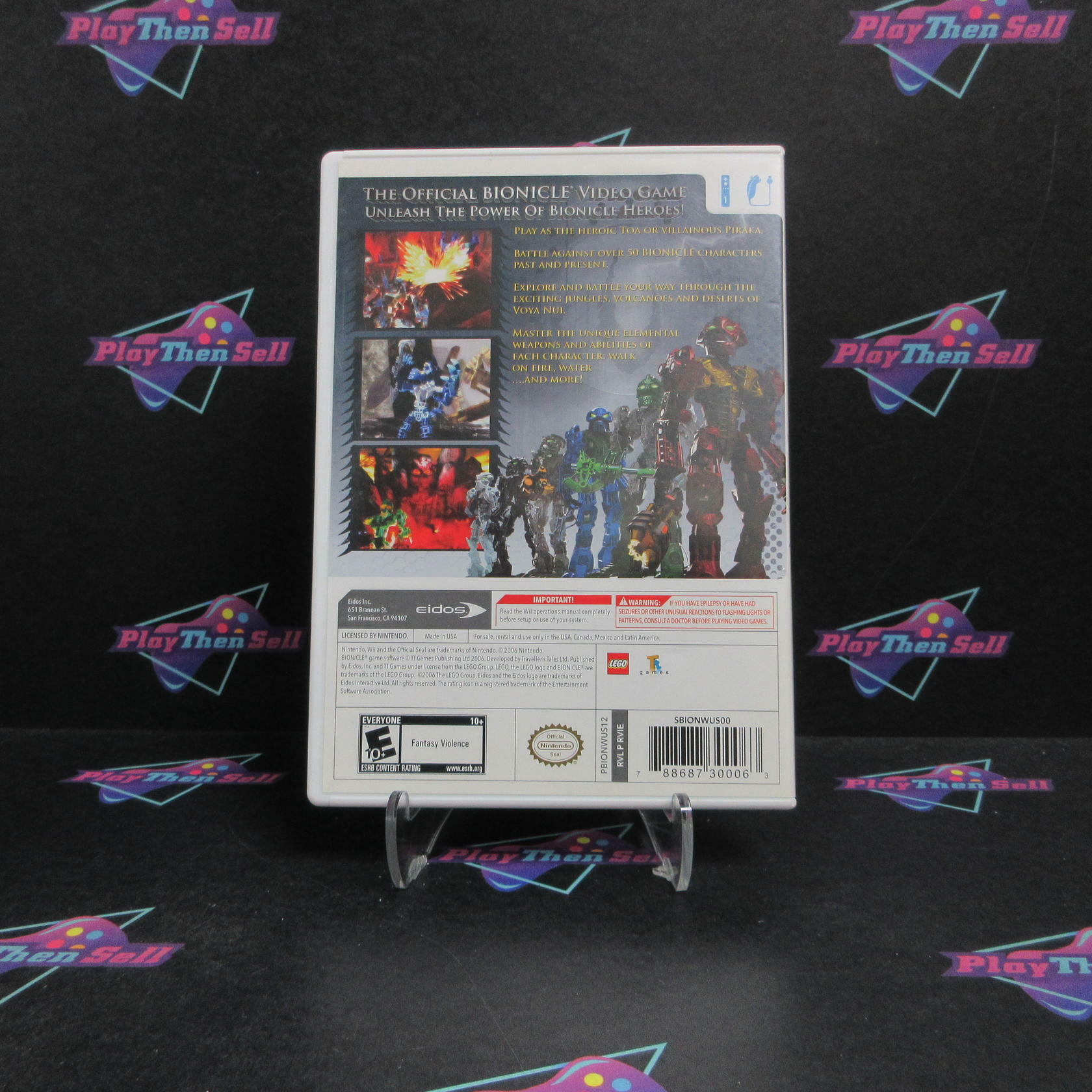 Bionicle Heroes Nintendo Wii Complete - Refurbished