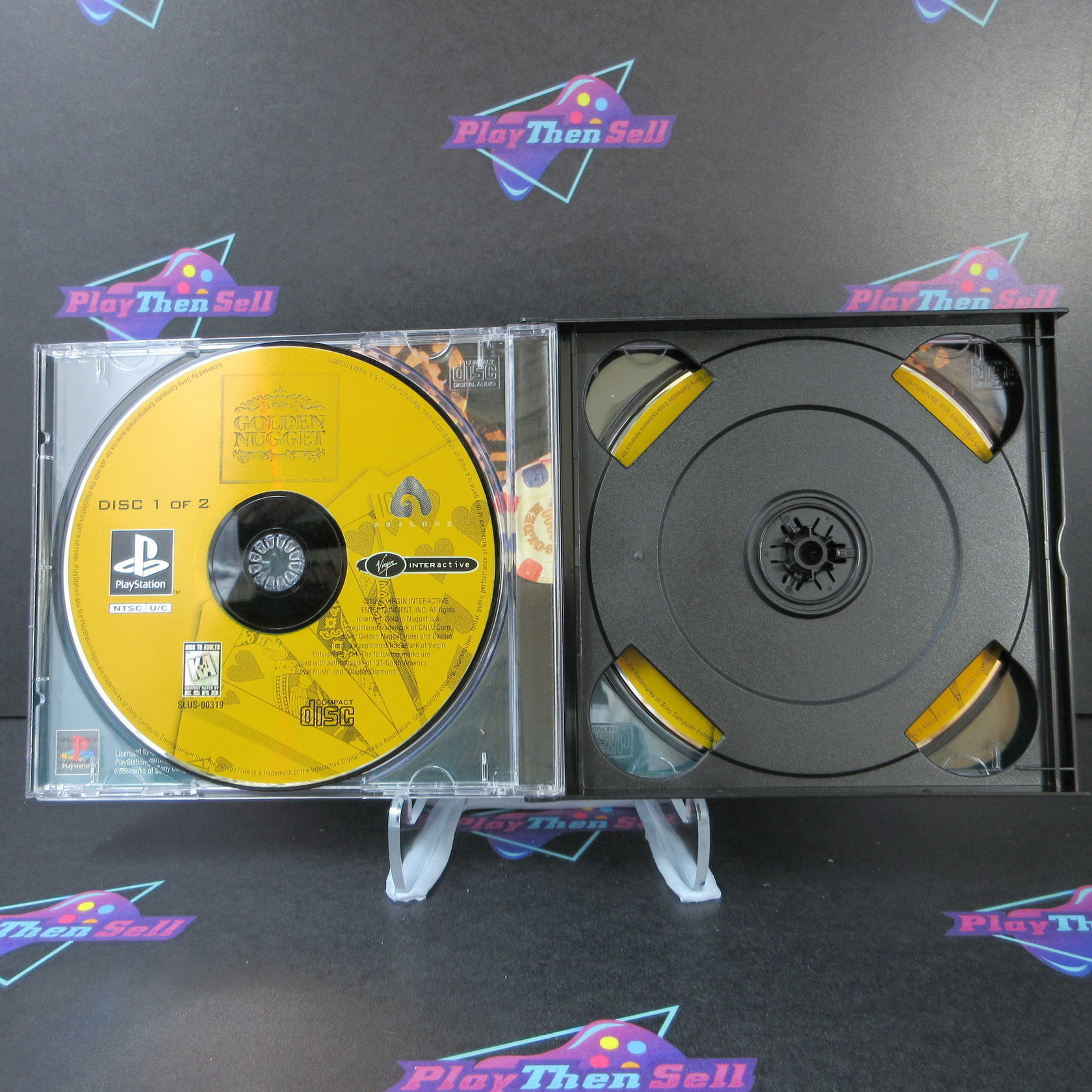 Golden Nugget PS1 PlayStation 1 - Very Good