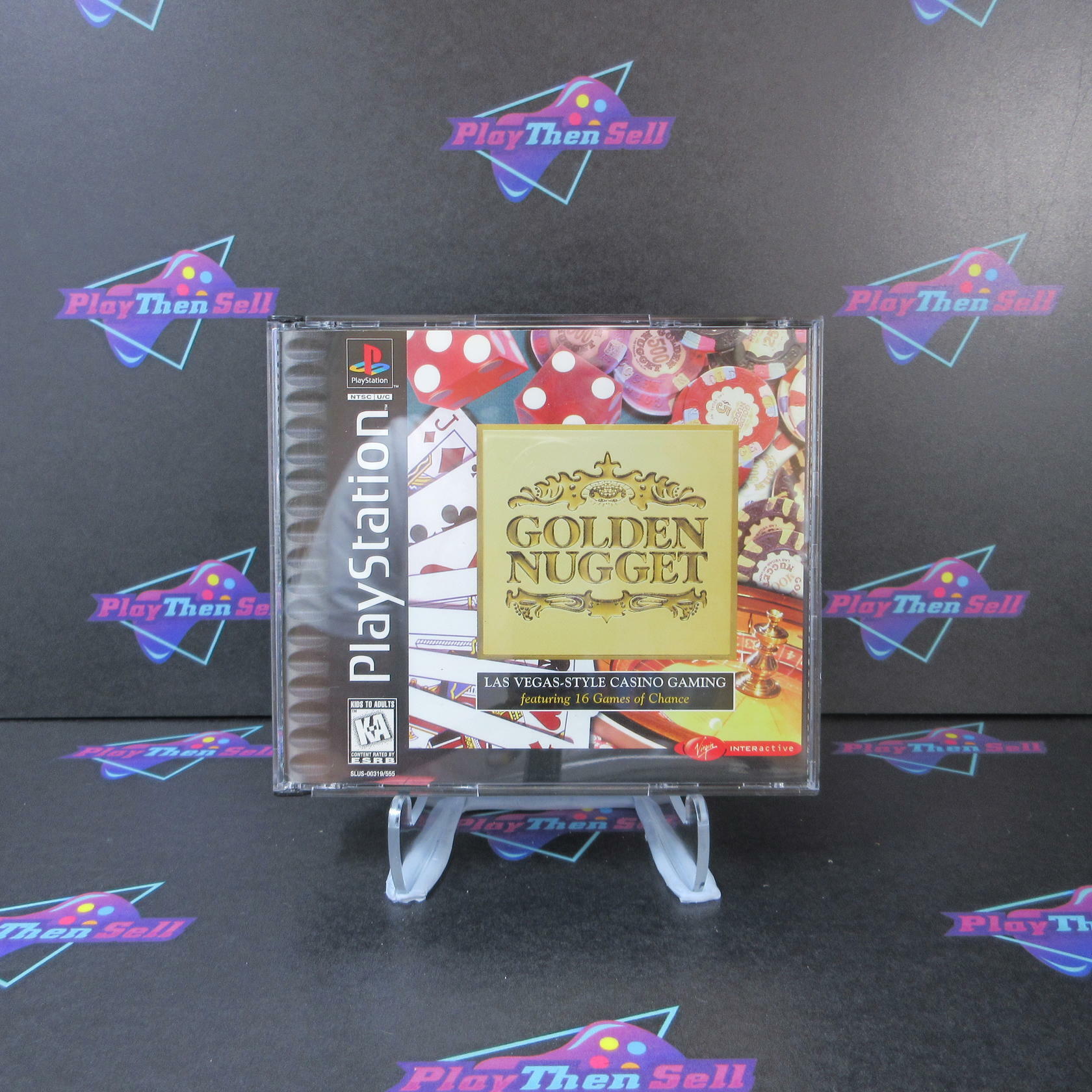 Golden Nugget PS1 PlayStation 1 - Very Good