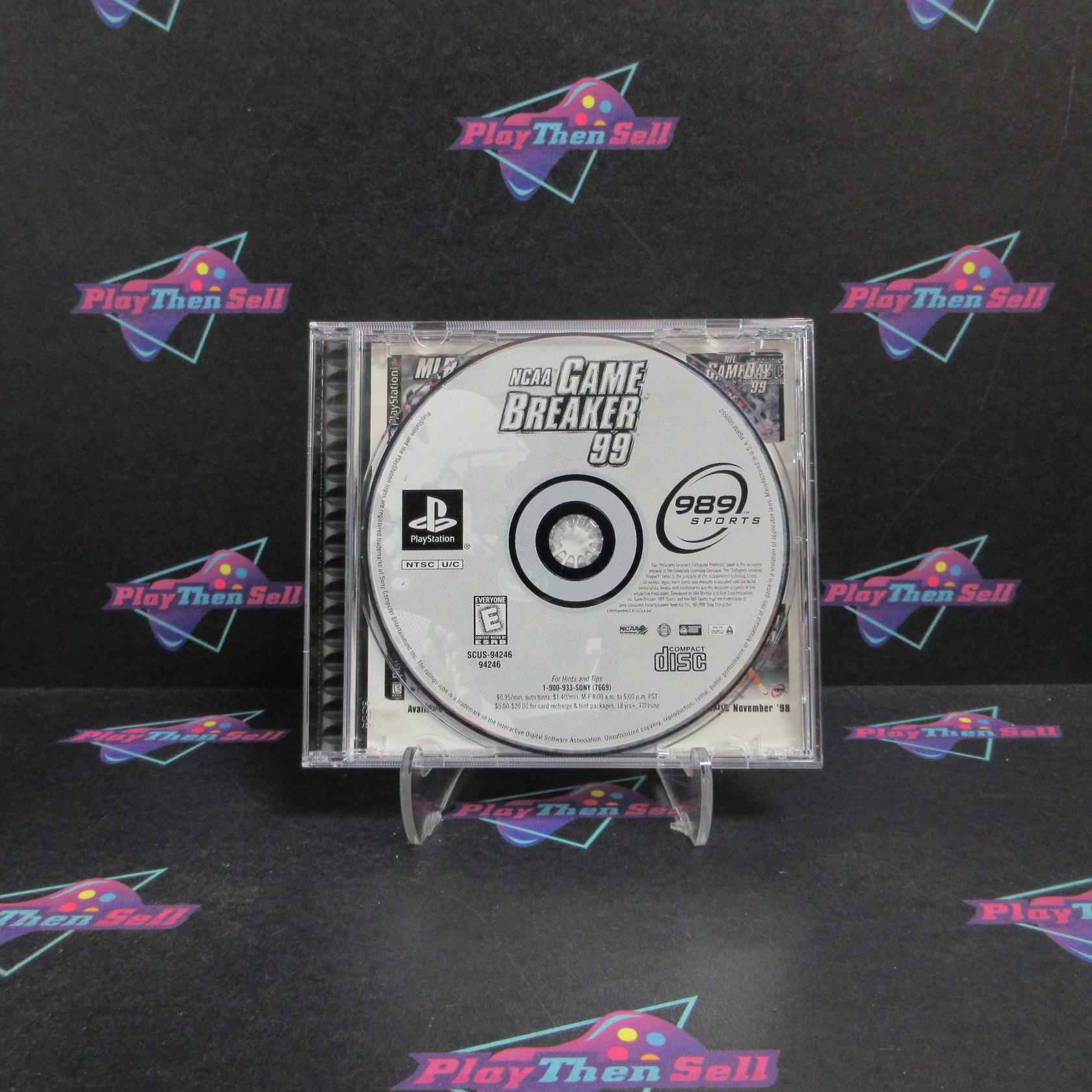 NCAA GameBreaker 99 PS1 PlayStation 1 - Very Good