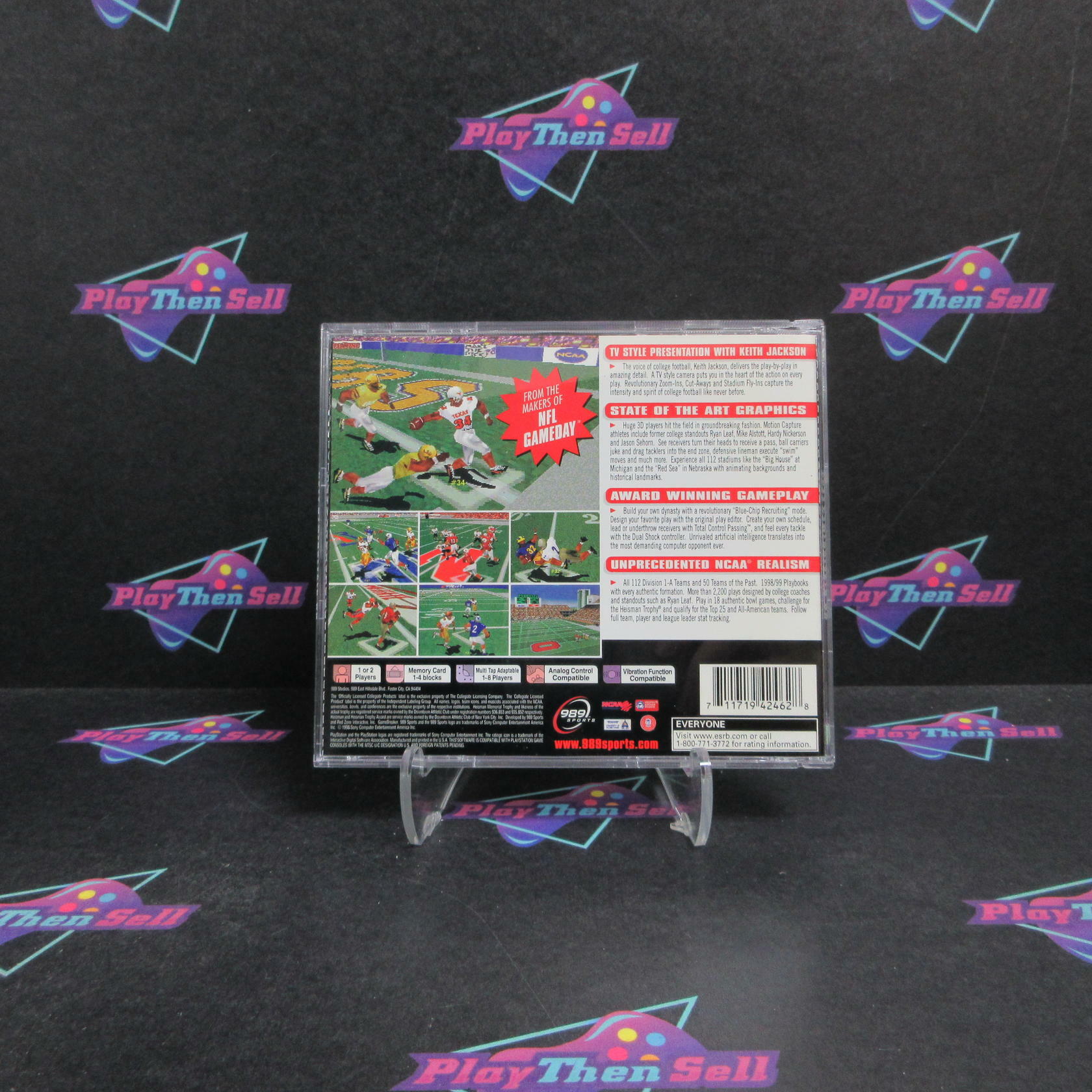 NCAA GameBreaker 99 PS1 PlayStation 1 - Very Good